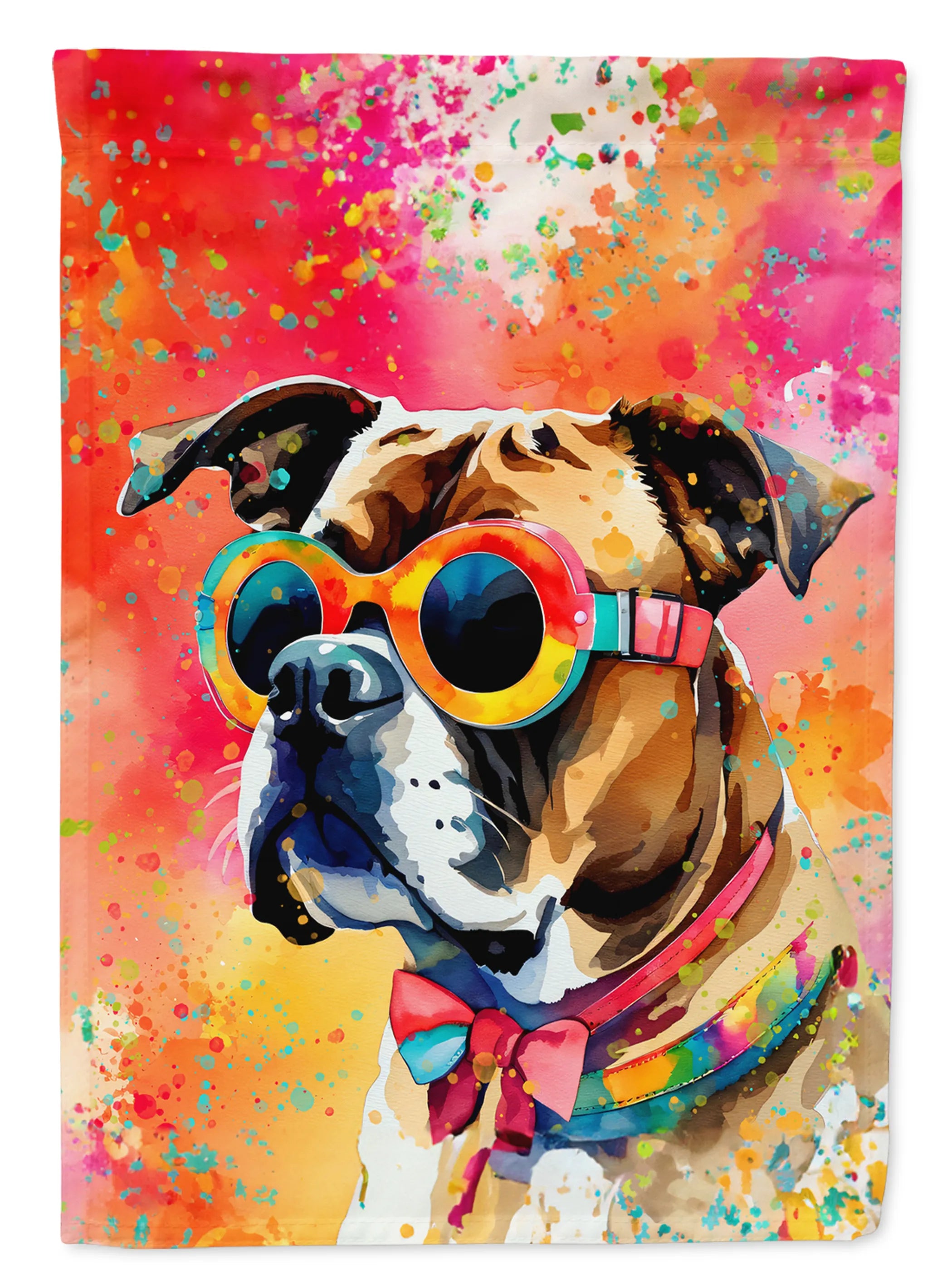 Hippie Dawg Decorative Flag - Size: GARDEN SIZE | Pack Of: 1 | Collection name: Hippie dawg