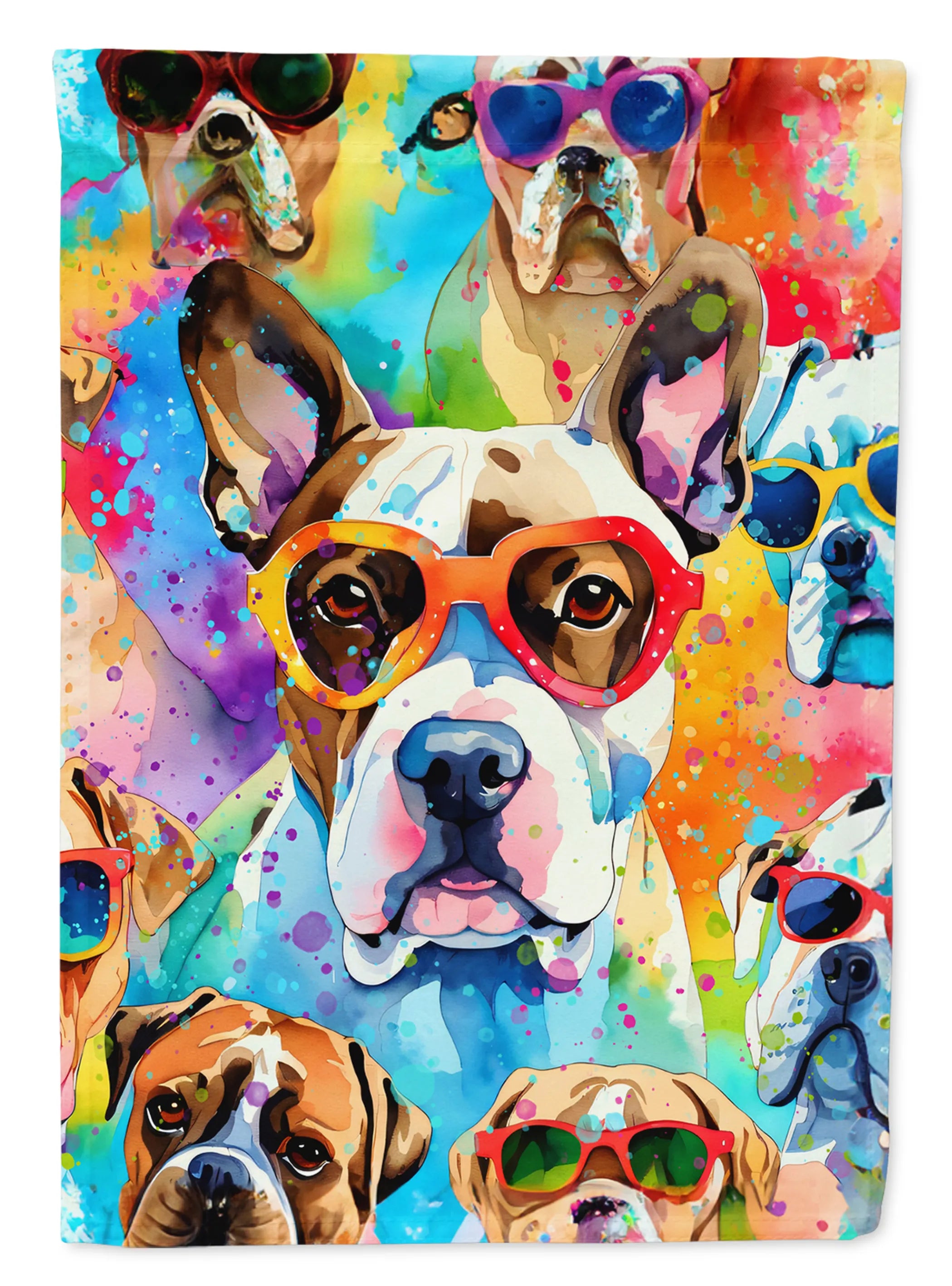 Hippie Dawg Decorative Flag - Size: GARDEN SIZE | Pack Of: 1 | Collection name: Hippie dawg