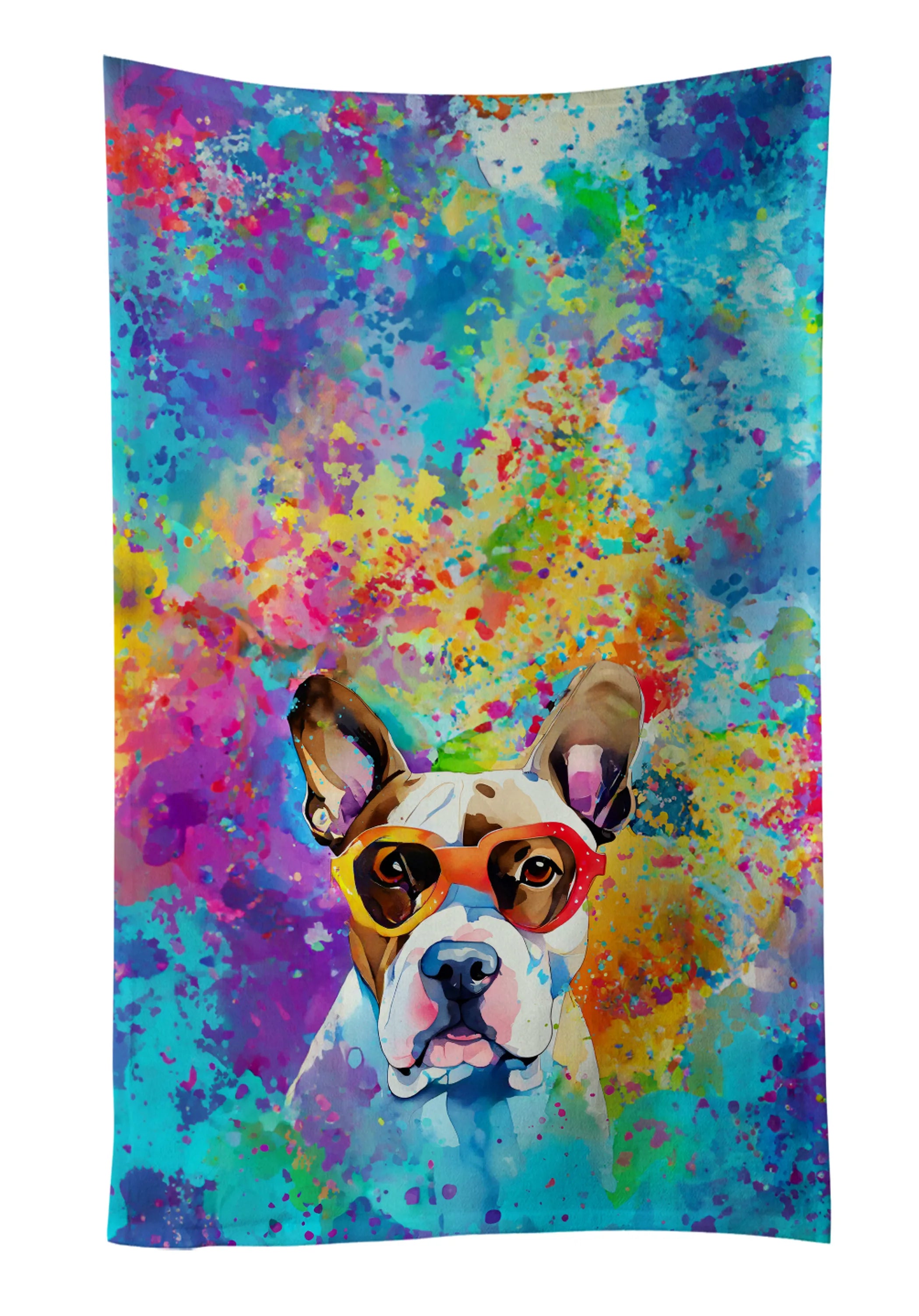 Hippie Dawg Kitchen Towel - Size: 25HX15W | Pack Of: 1 | Collection name: Hippie dawg