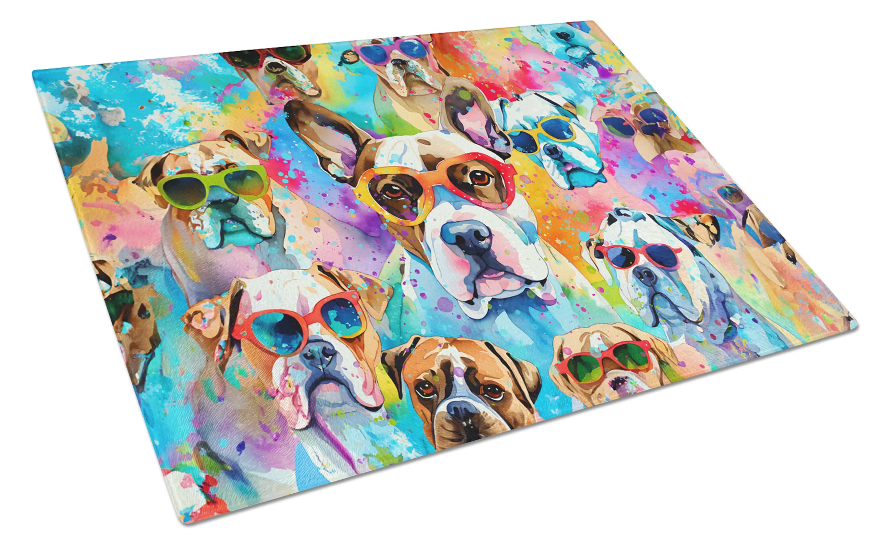Hippie Dawg Glass Cutting Board - Size: LARGE | Pack Of: 1 | Collection name: Hippie dawg