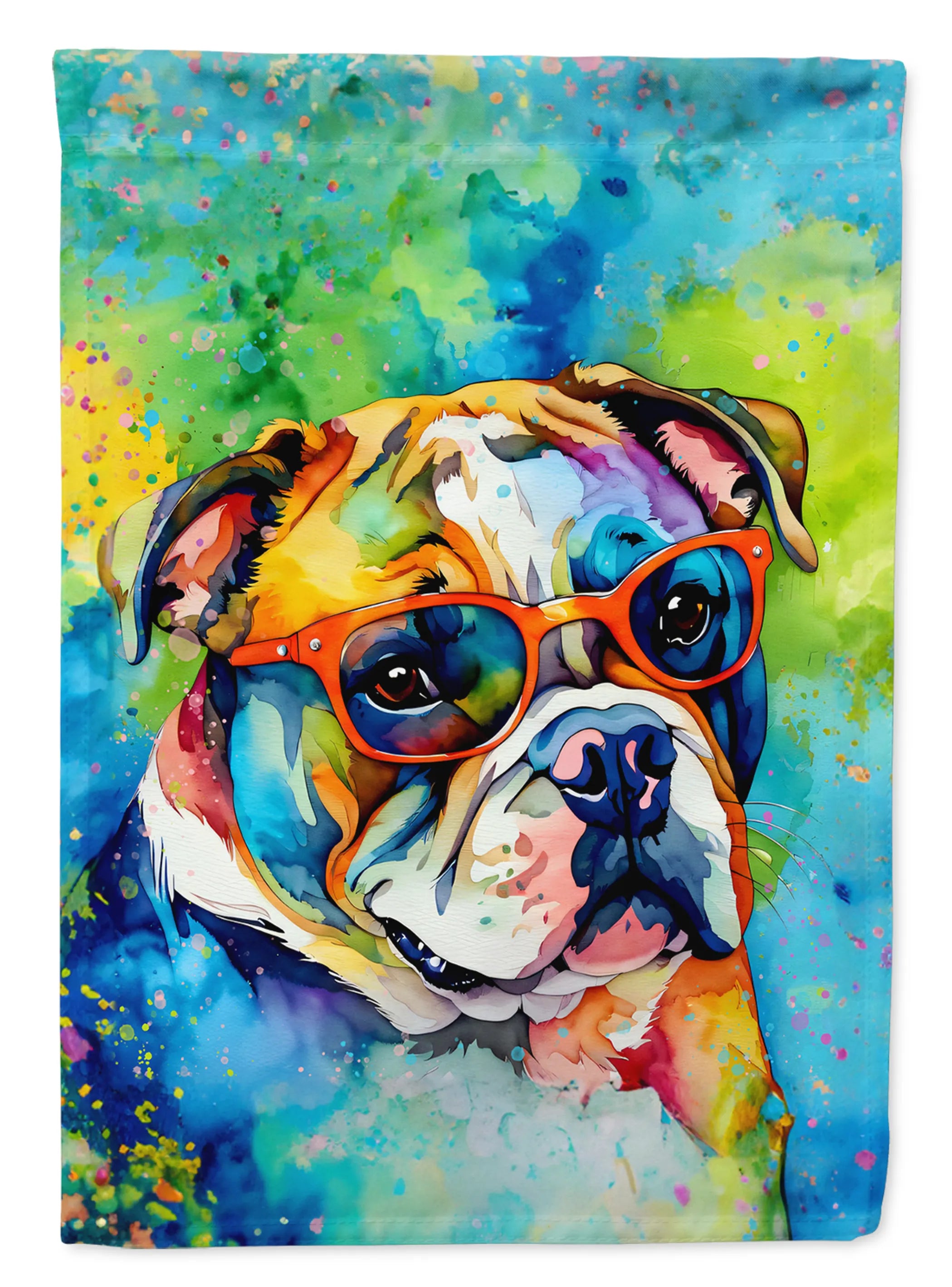 Hippie Dawg Decorative Flag - Size: GARDEN SIZE | Pack Of: 1 | Collection name: Hippie dawg