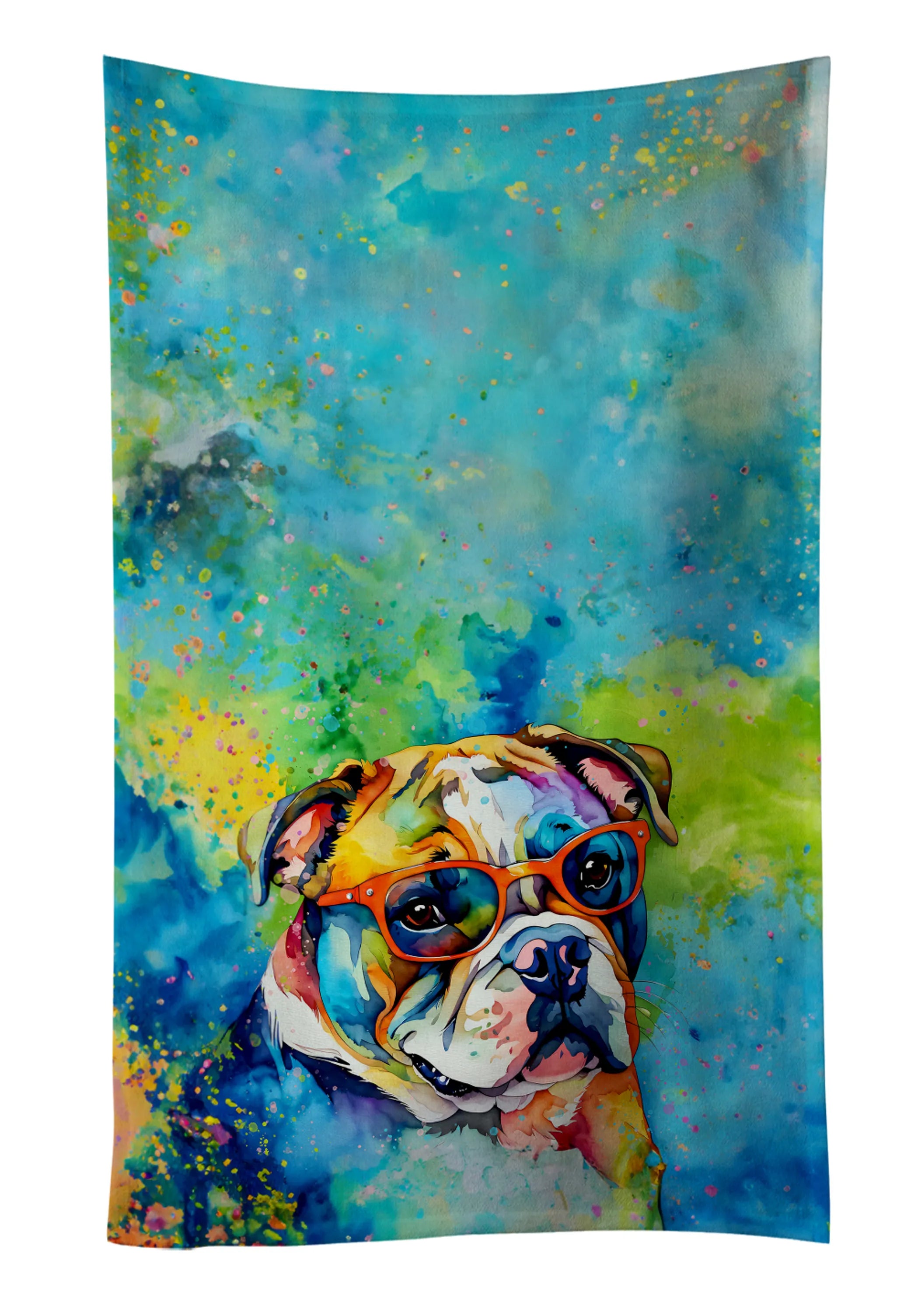 Hippie Dawg Kitchen Towel - Size: 25HX15W | Pack Of: 1 | Collection name: Hippie dawg