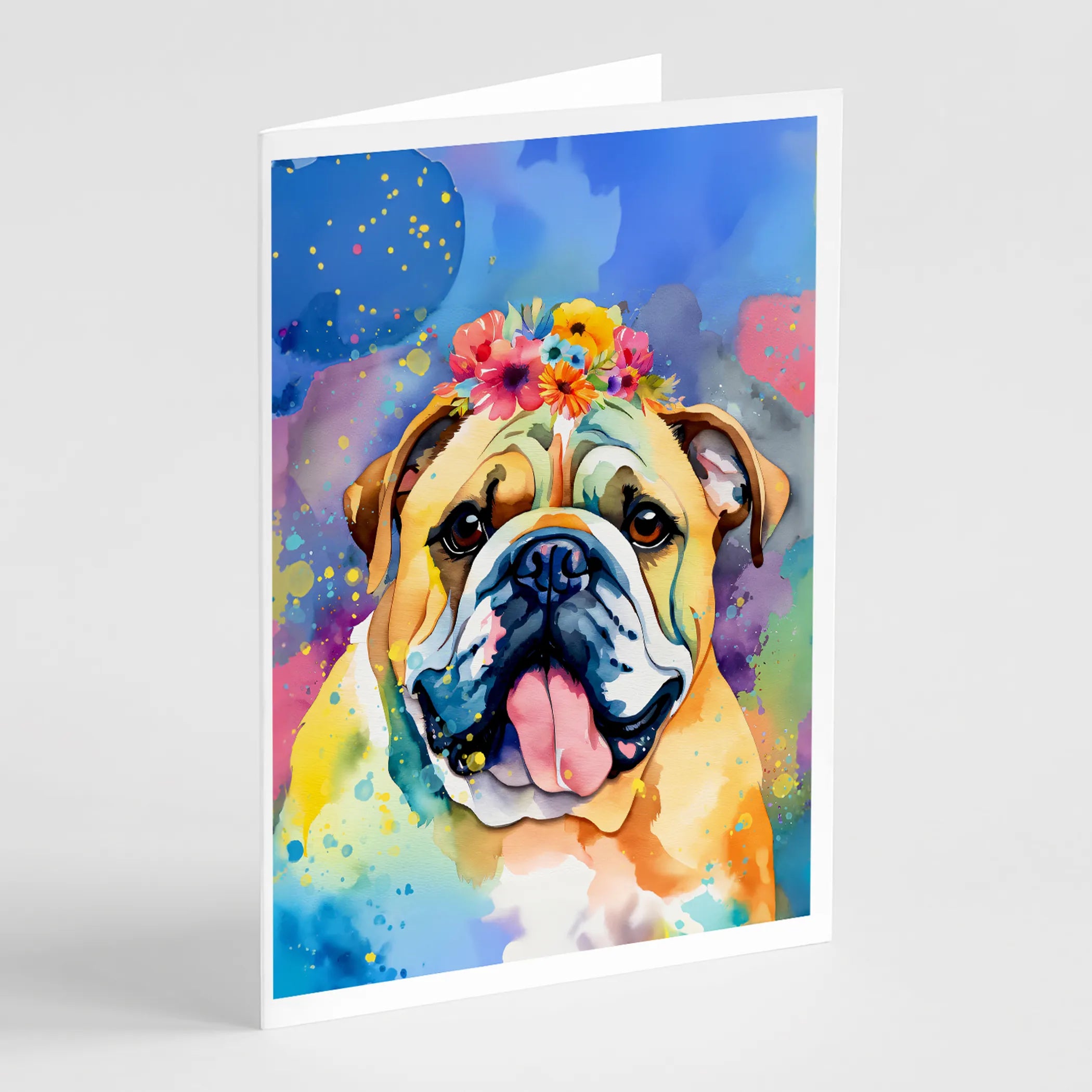 Hippie Dawg Greeting Cards  - Size: 5X7 | Pack Of: 1 | Collection name: Hippie dawg