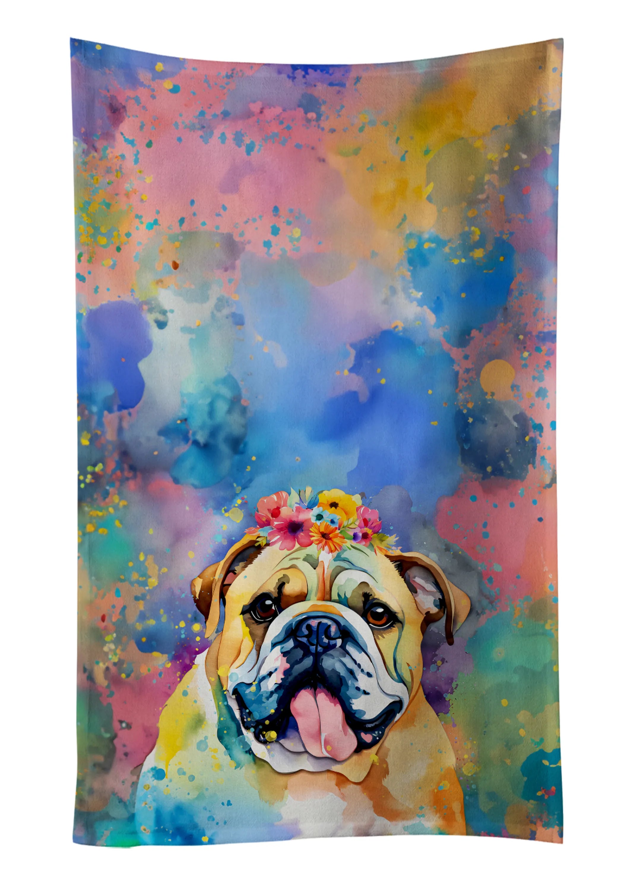 Hippie Dawg Kitchen Towel - Size: 25HX15W | Pack Of: 1 | Collection name: Hippie dawg