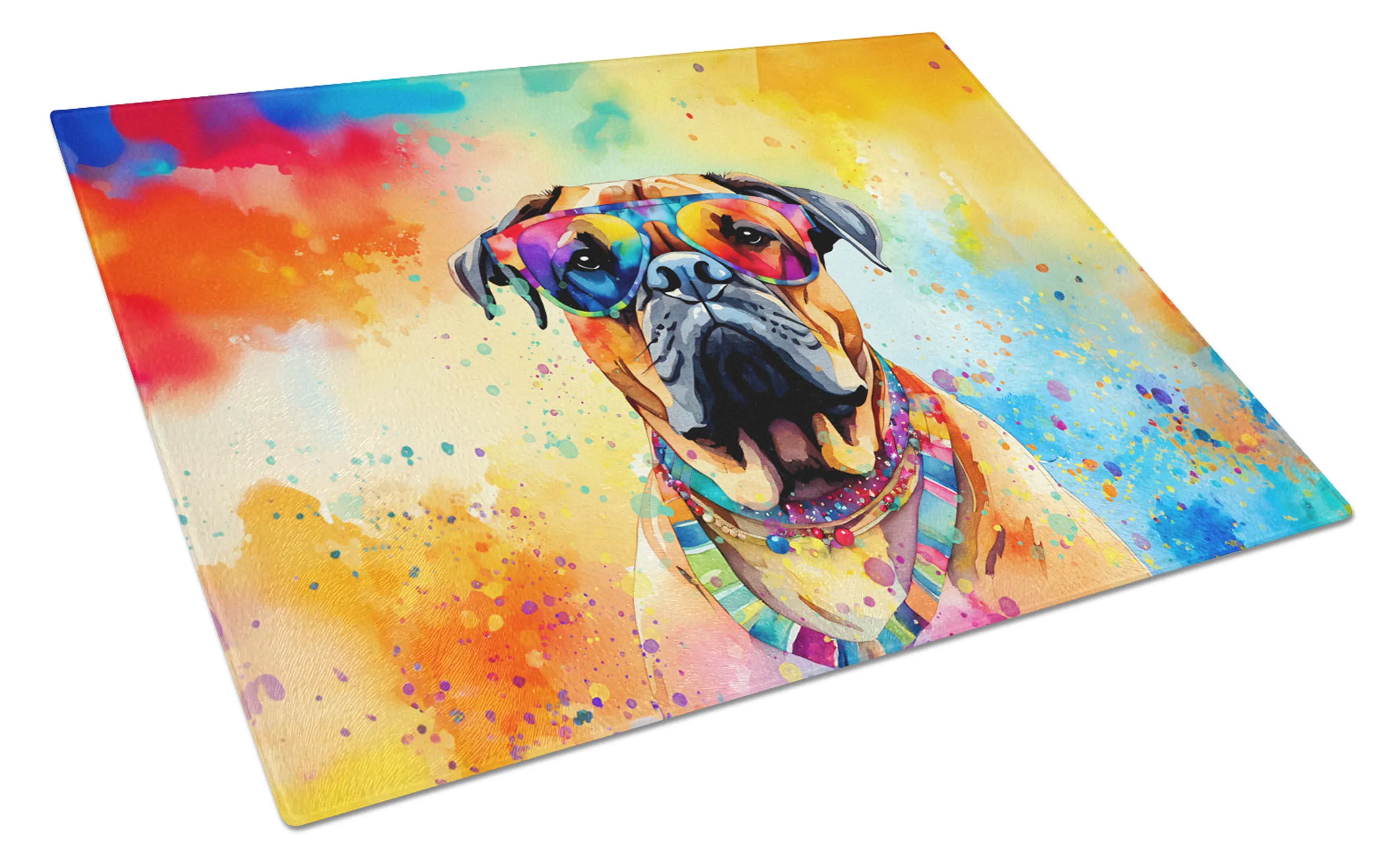 Hippie Dawg Glass Cutting Board - Size: LARGE | Pack Of: 1 | Collection name: Hippie dawg