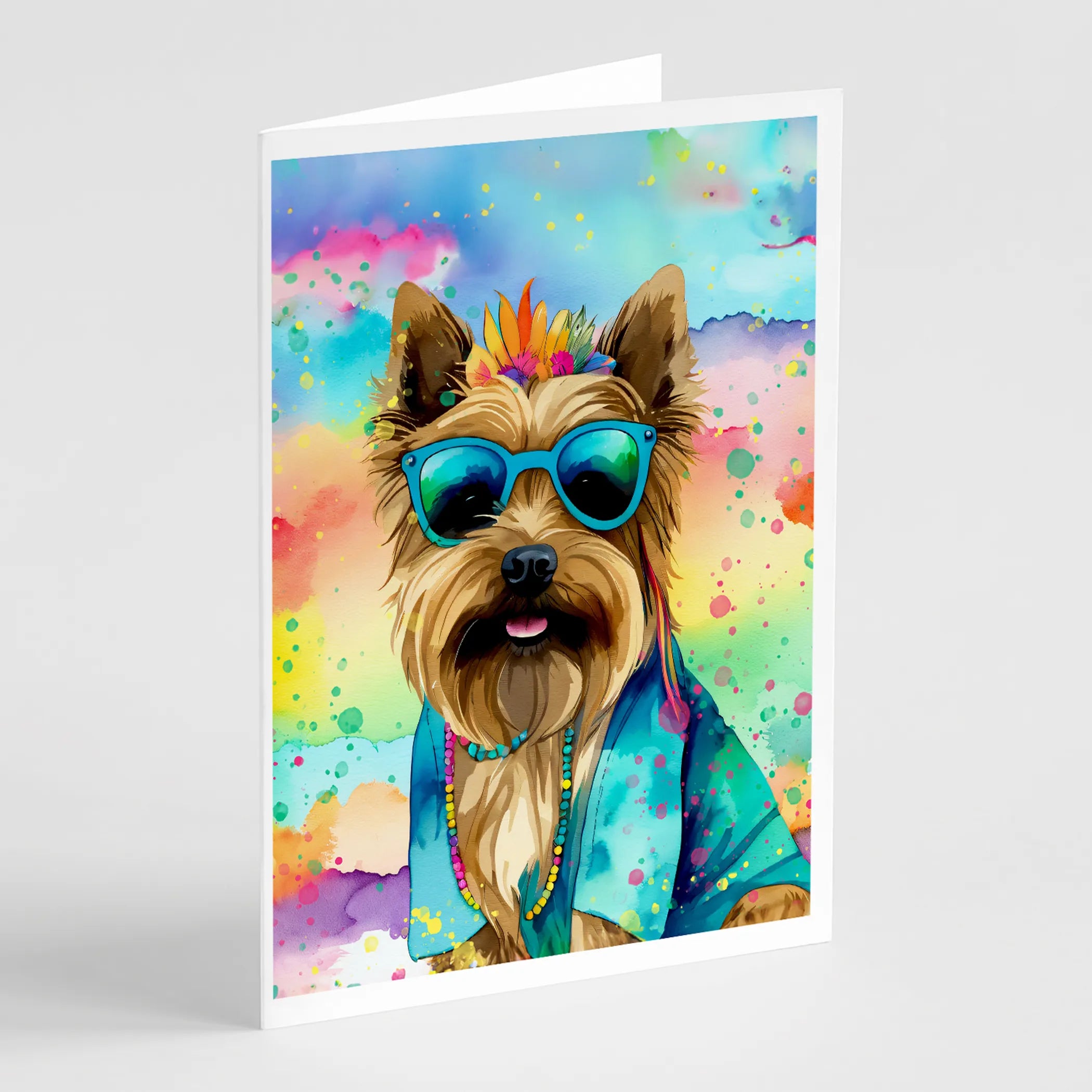 Hippie Dawg Greeting Cards  - Size: 5X7 | Pack Of: 1 | Collection name: Hippie dawg