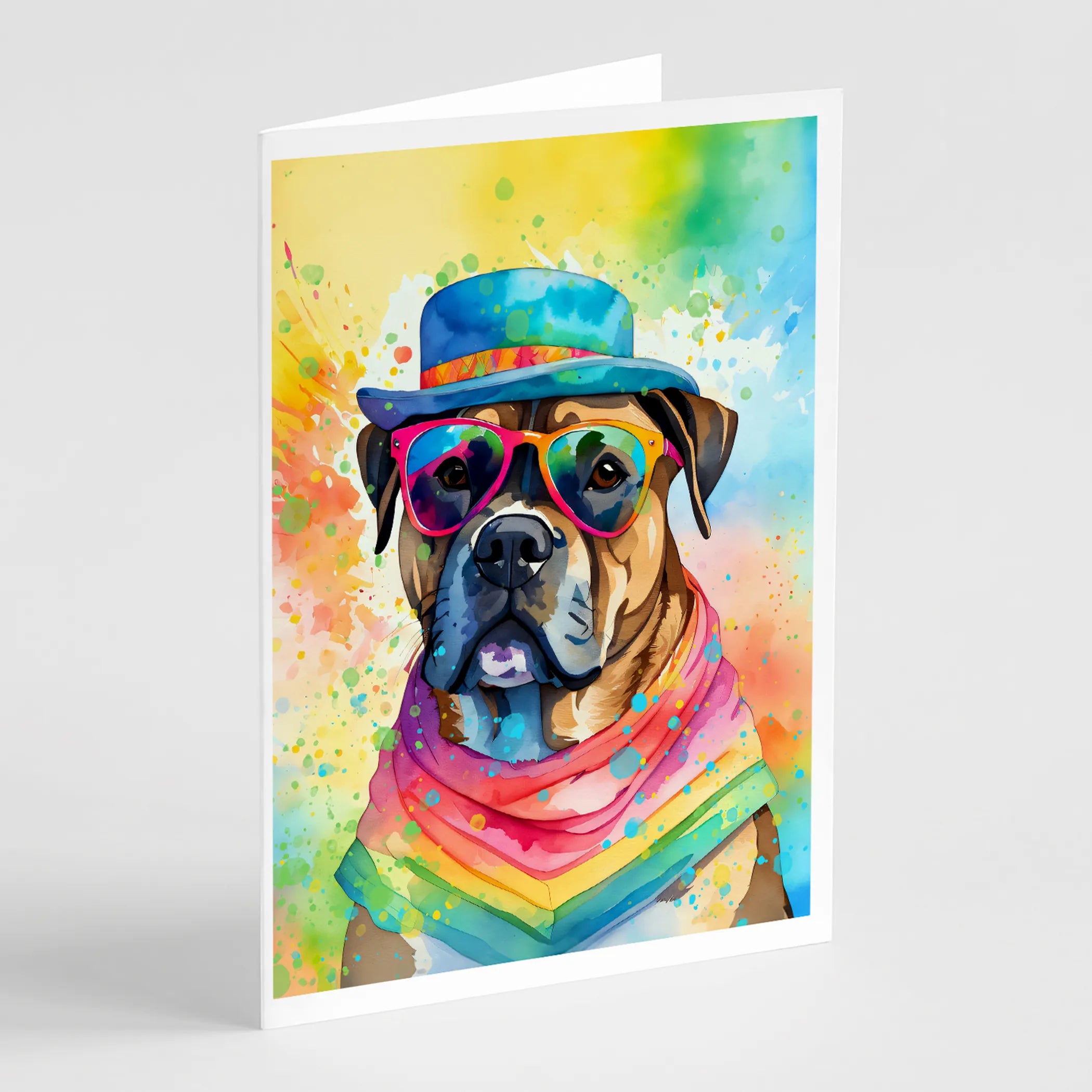 Hippie Dawg Greeting Cards  - Size: 5X7 | Pack Of: 1 | Collection name: Hippie dawg