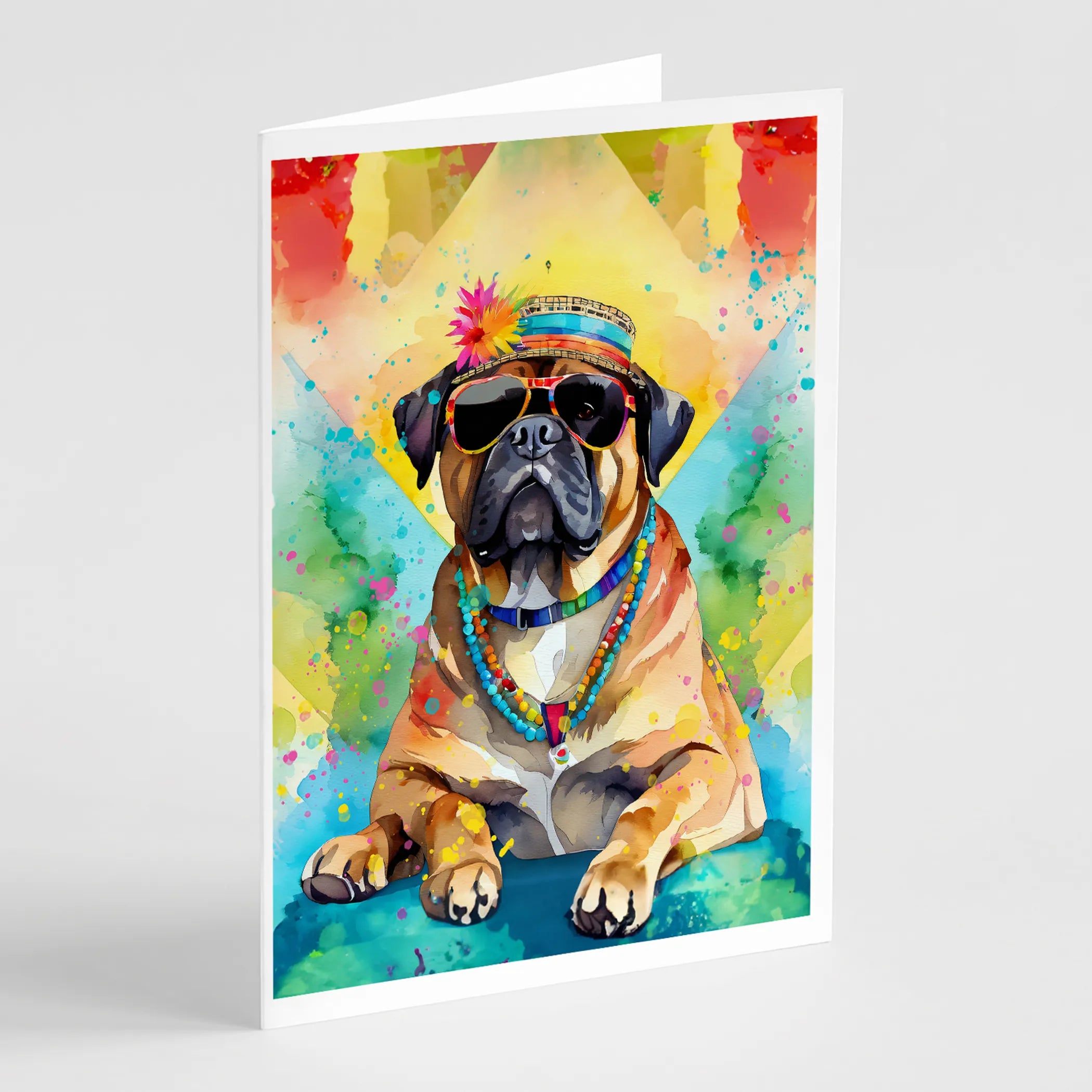 Hippie Dawg Greeting Cards  - Size: 5X7 | Pack Of: 1 | Collection name: Hippie dawg