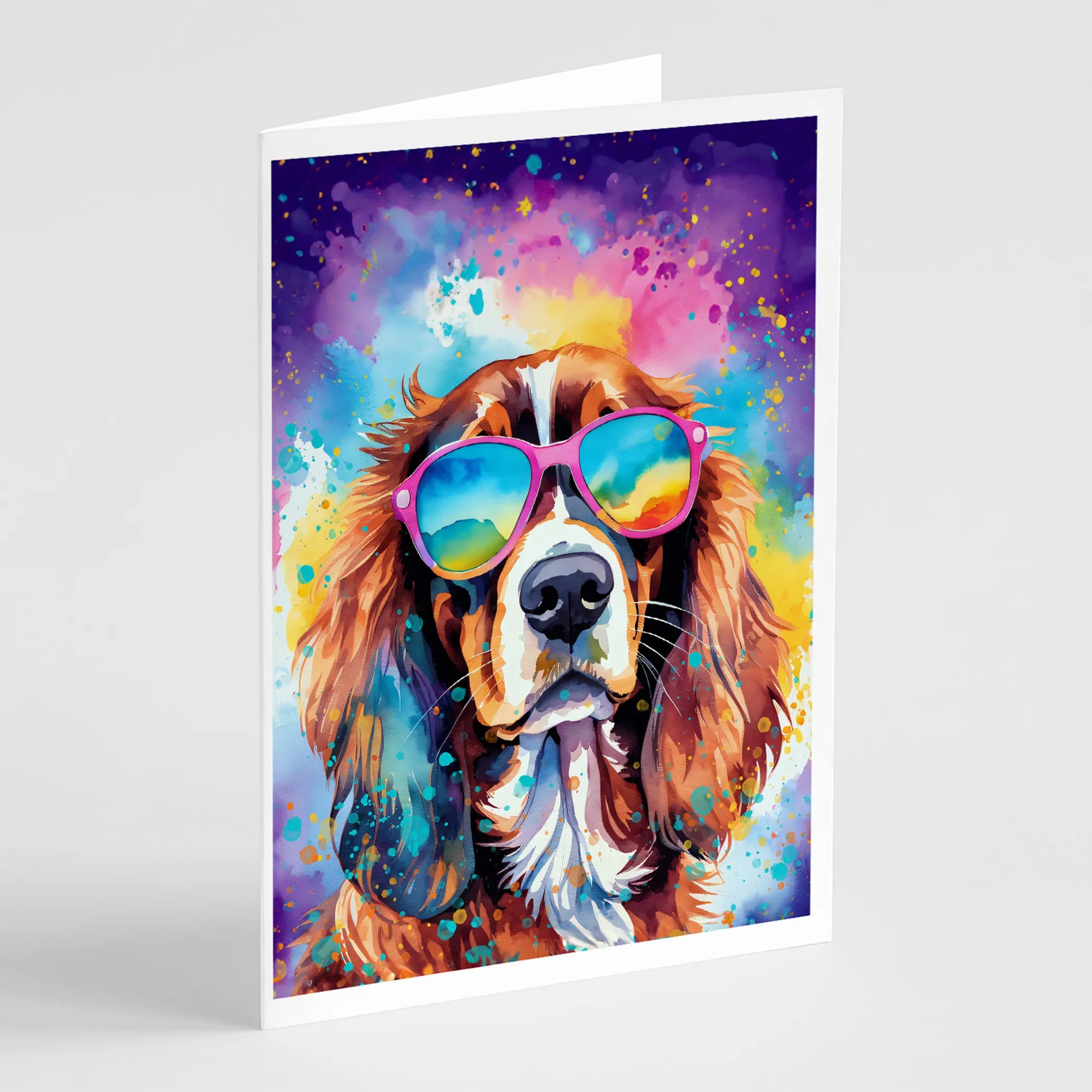 Hippie Dawg Greeting Cards  - Size: 5X7 | Pack Of: 1 | Collection name: Hippie dawg