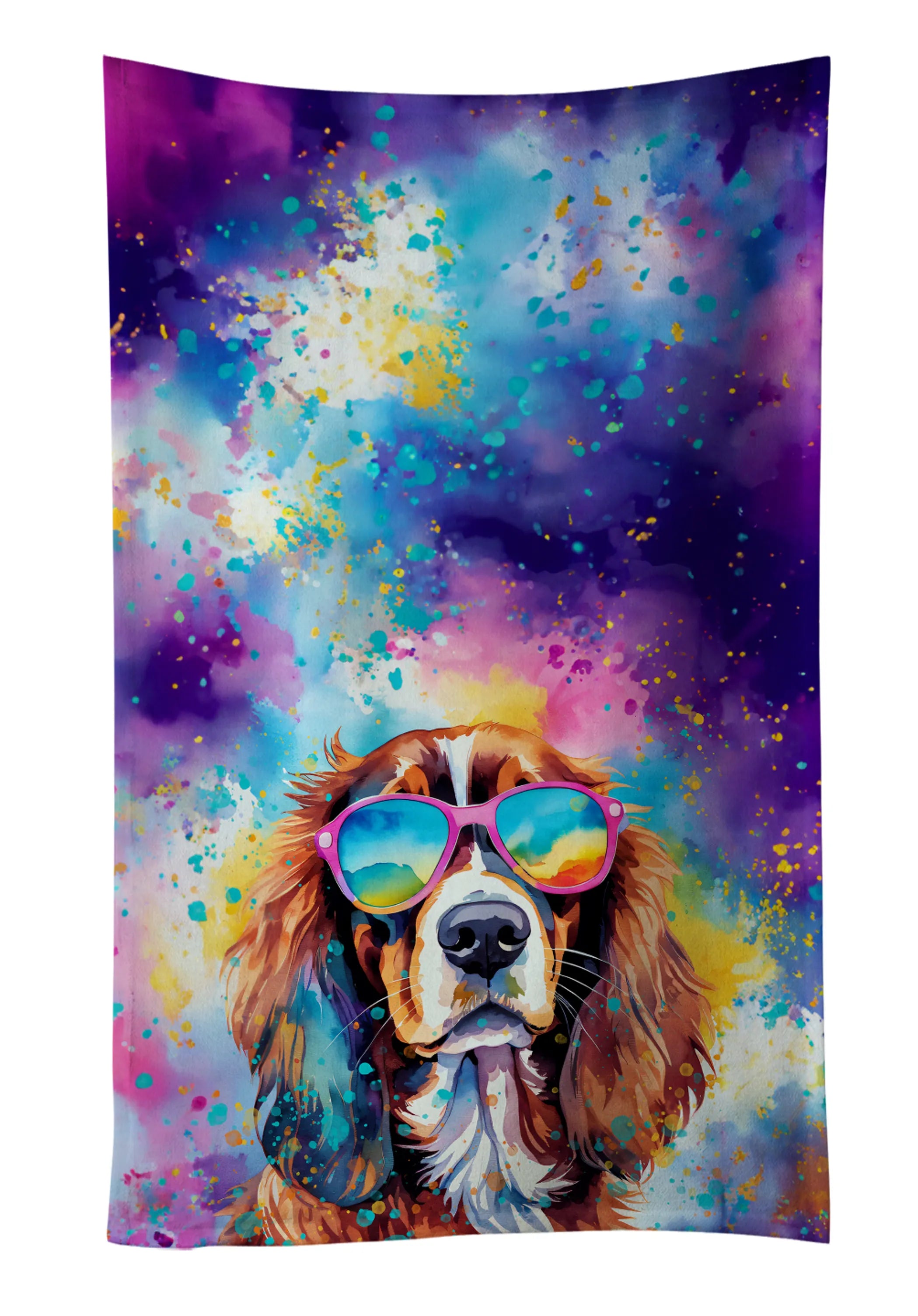 Hippie Dawg Kitchen Towel - Size: 25HX15W | Pack Of: 1 | Collection name: Hippie dawg