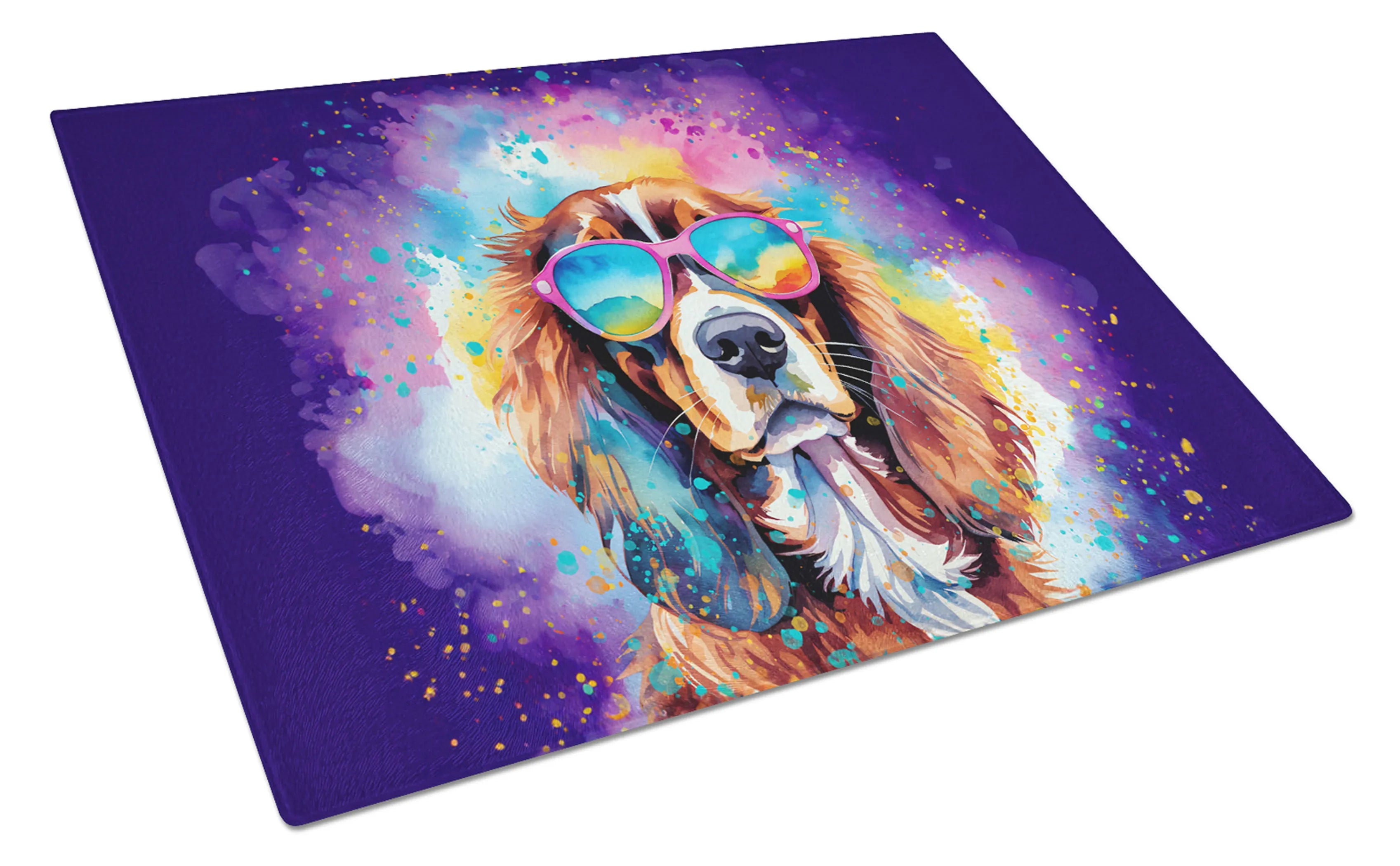 Hippie Dawg Glass Cutting Board - Size: LARGE | Pack Of: 1 | Collection name: Hippie dawg