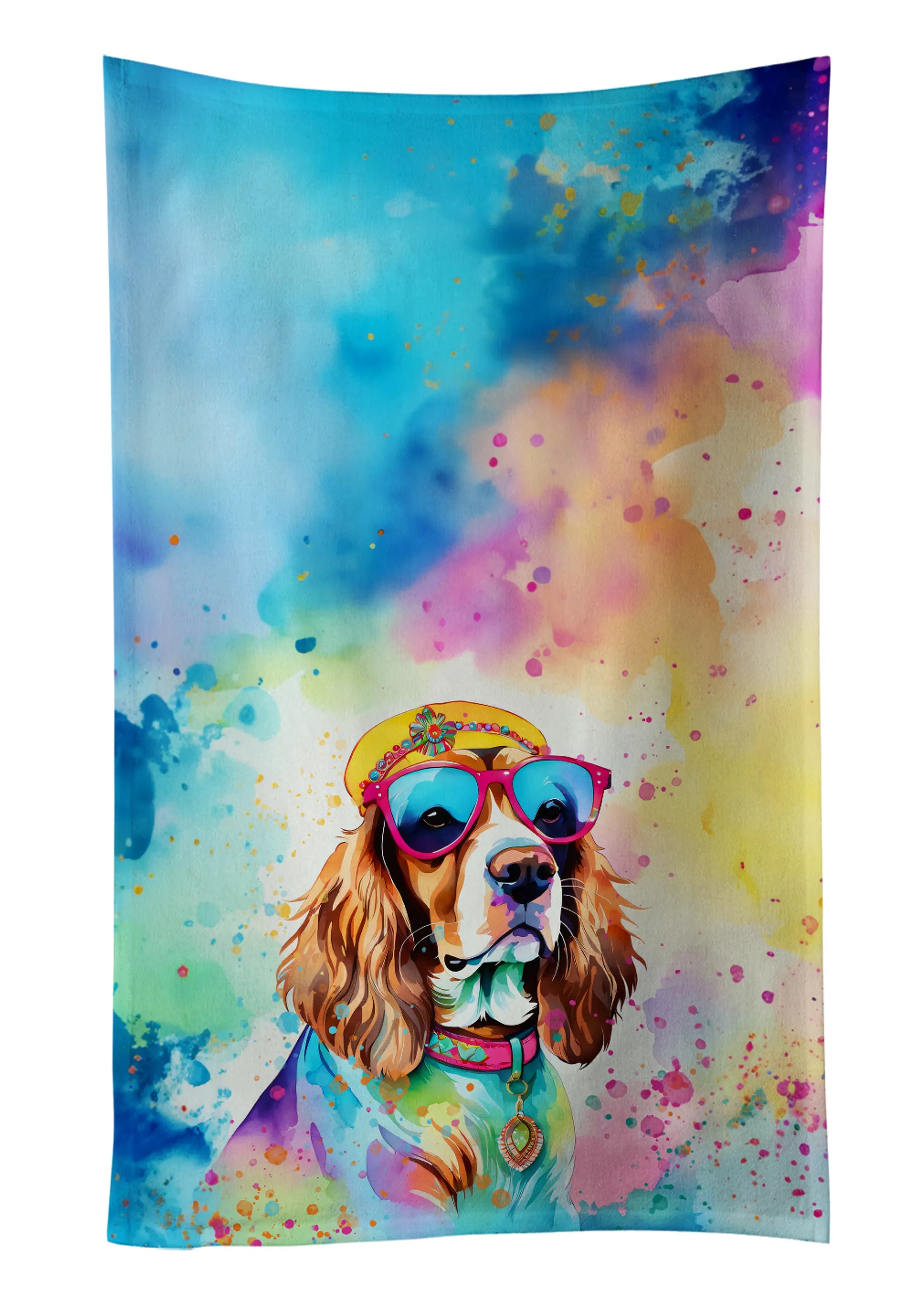 Hippie Dawg Kitchen Towel - Size: 25HX15W | Pack Of: 1 | Collection name: Hippie dawg