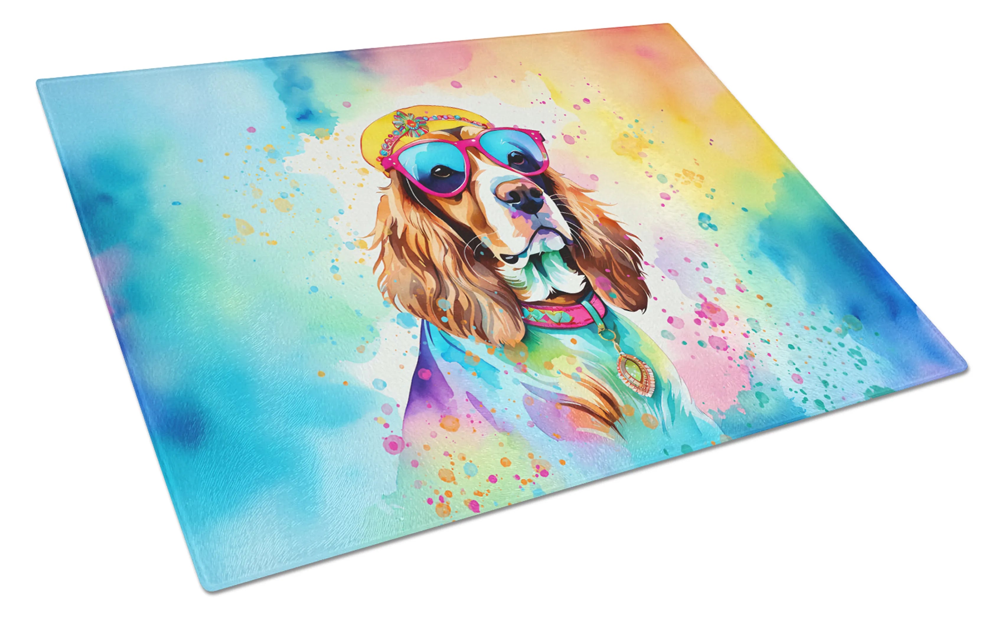 Hippie Dawg Glass Cutting Board - Size: LARGE | Pack Of: 1 | Collection name: Hippie dawg