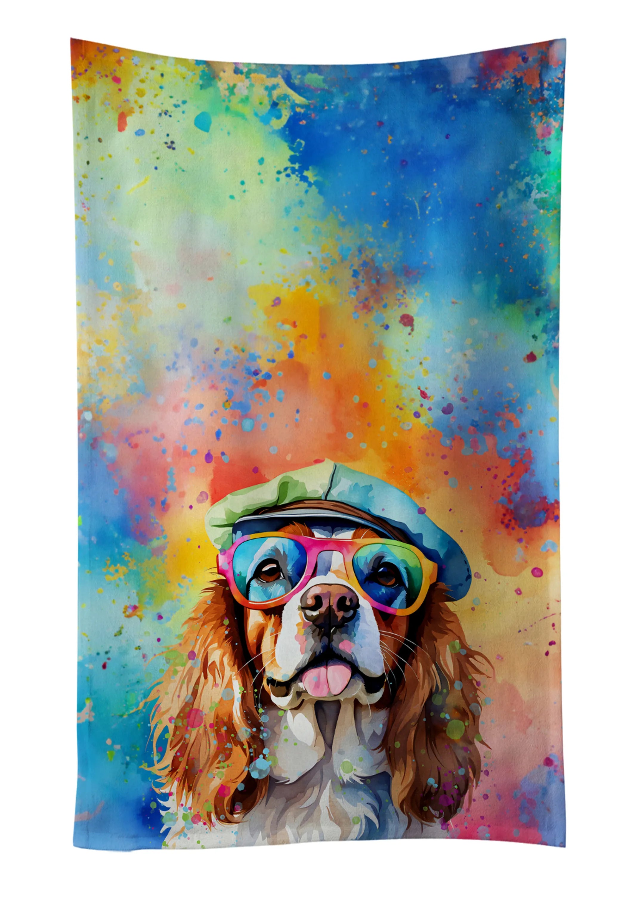 Hippie Dawg Kitchen Towel - Size: 25HX15W | Pack Of: 1 | Collection name: Hippie dawg