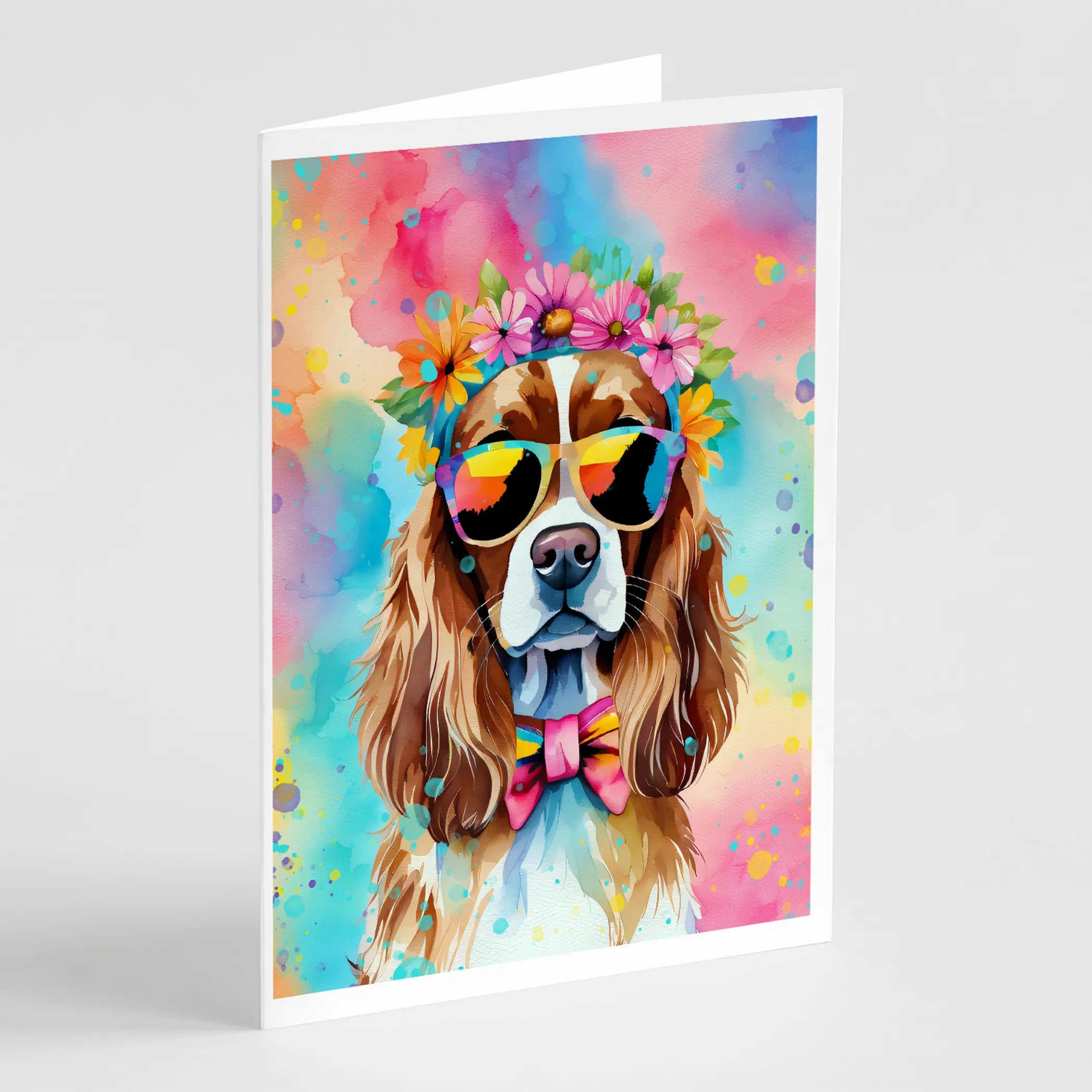 Hippie Dawg Greeting Cards  - Size: 5X7 | Pack Of: 1 | Collection name: Hippie dawg