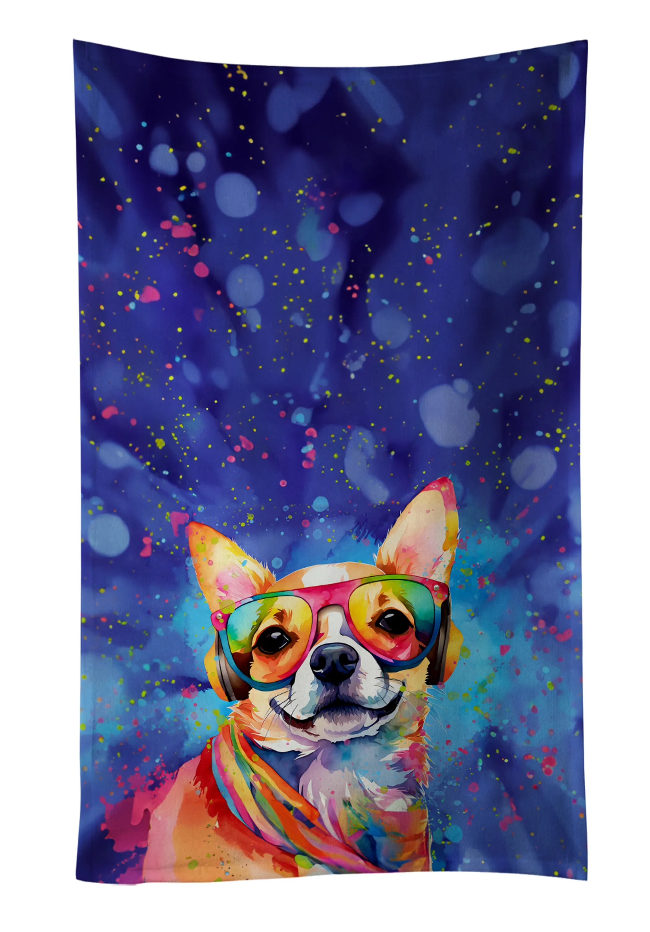 Hippie Dawg Kitchen Towel - Size: 25HX15W | Pack Of: 1 | Collection name: Hippie dawg