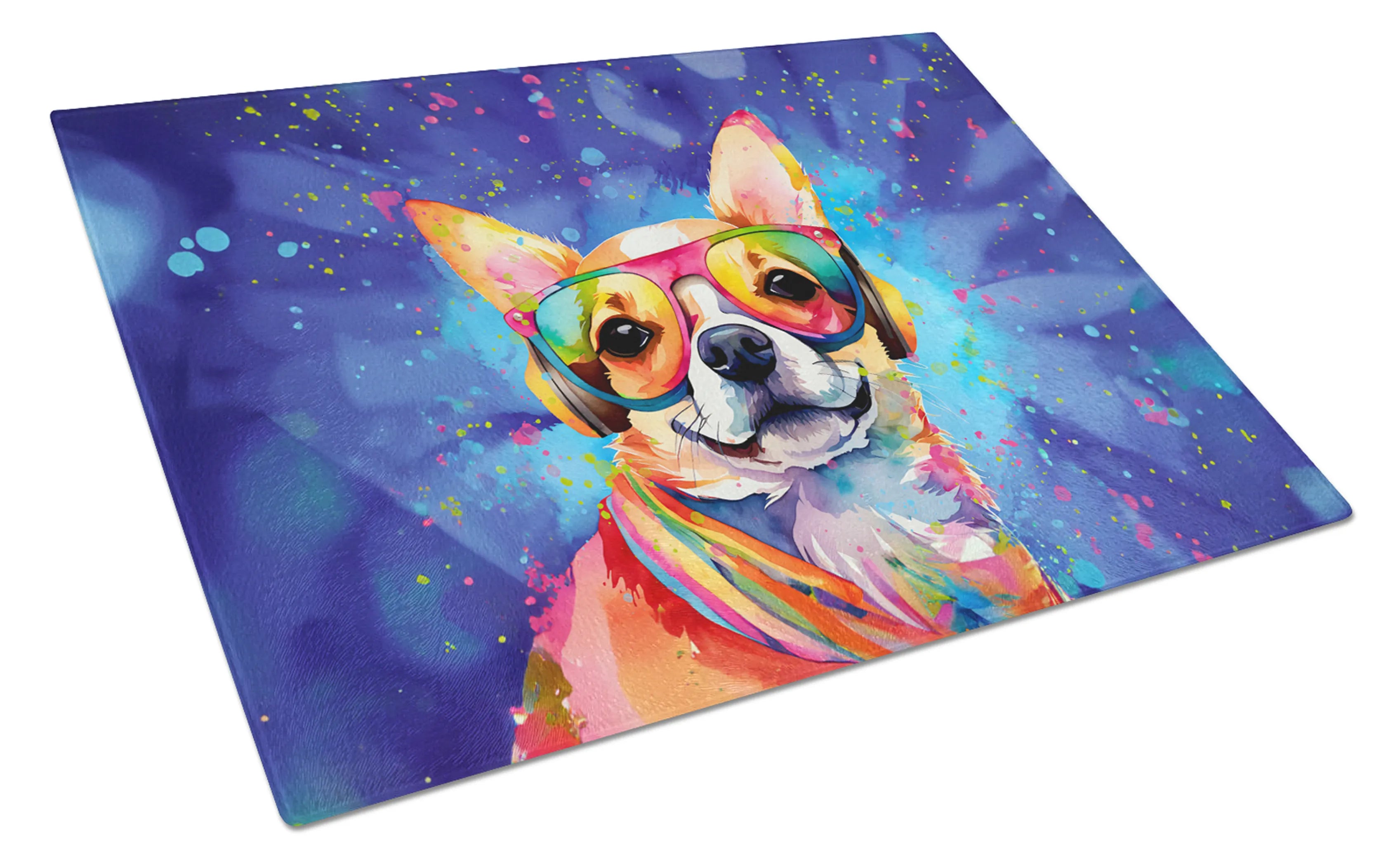 Hippie Dawg Glass Cutting Board - Size: LARGE | Pack Of: 1 | Collection name: Hippie dawg