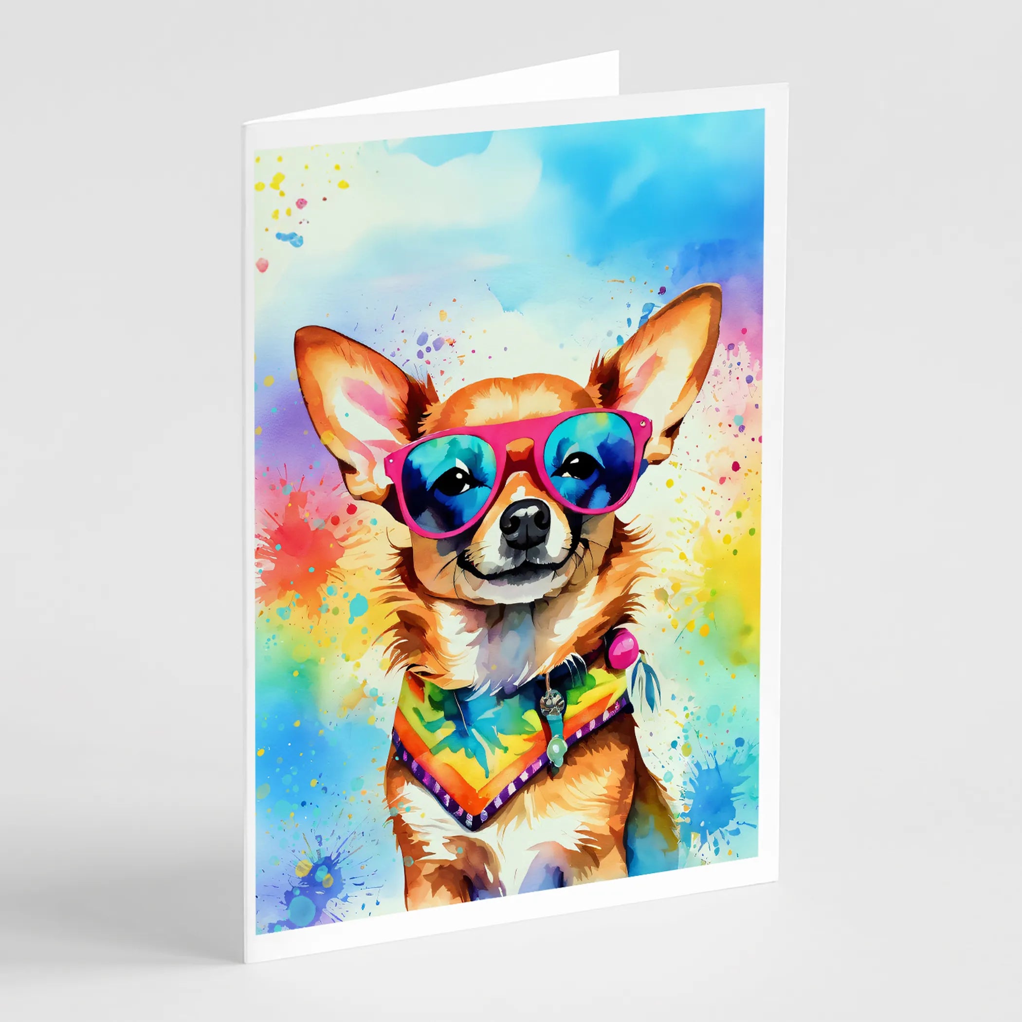 Hippie Dawg Greeting Cards  - Size: 5X7 | Pack Of: 1 | Collection name: Hippie dawg