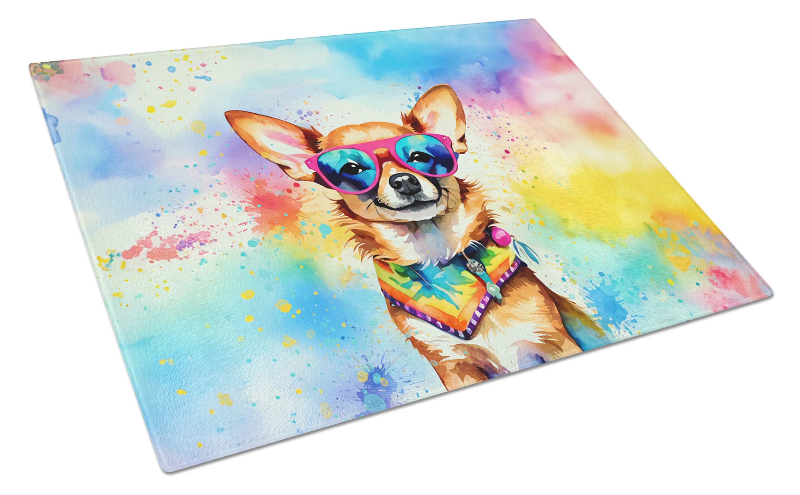 Hippie Dawg Glass Cutting Board - Size: LARGE | Pack Of: 1 | Collection name: Hippie dawg