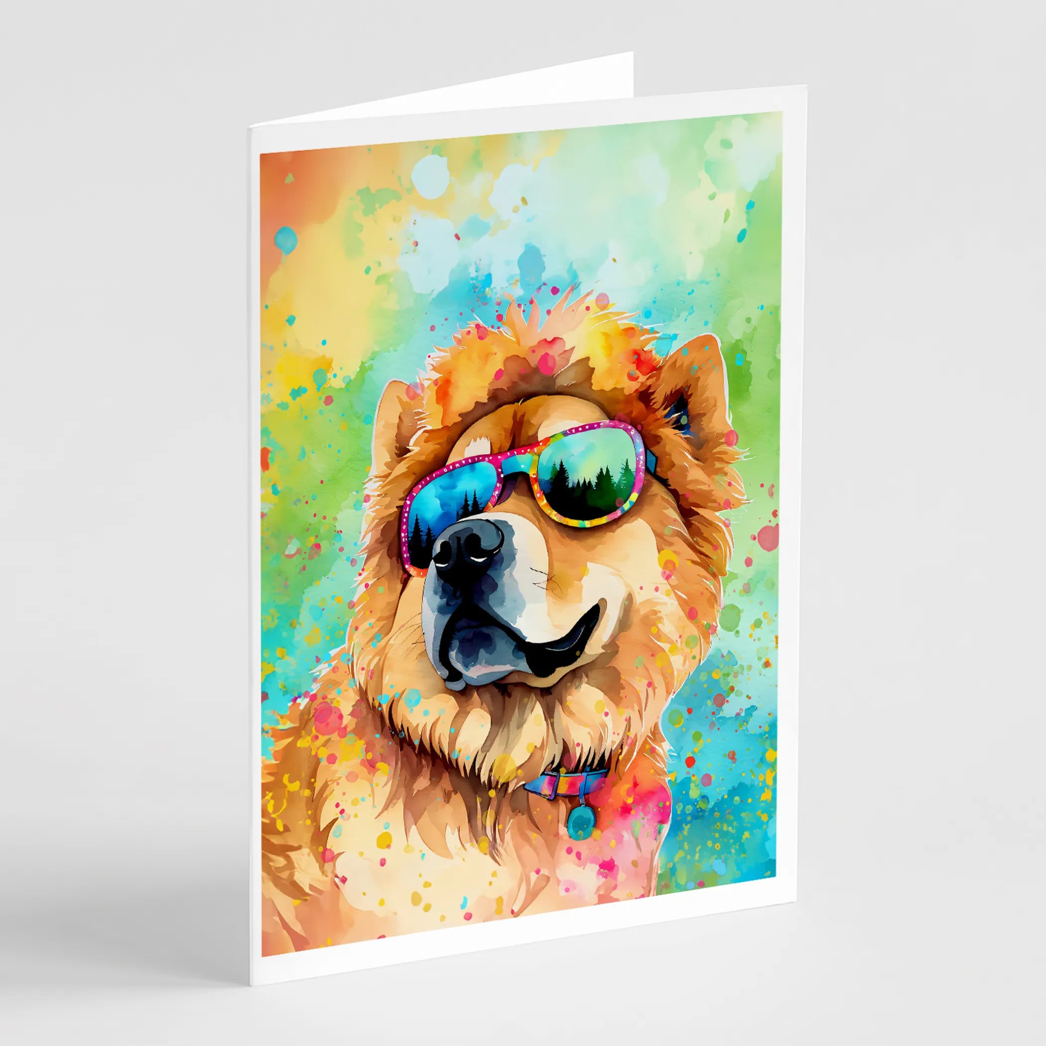 Hippie Dawg Greeting Cards  - Size: 5X7 | Pack Of: 1 | Collection name: Hippie dawg