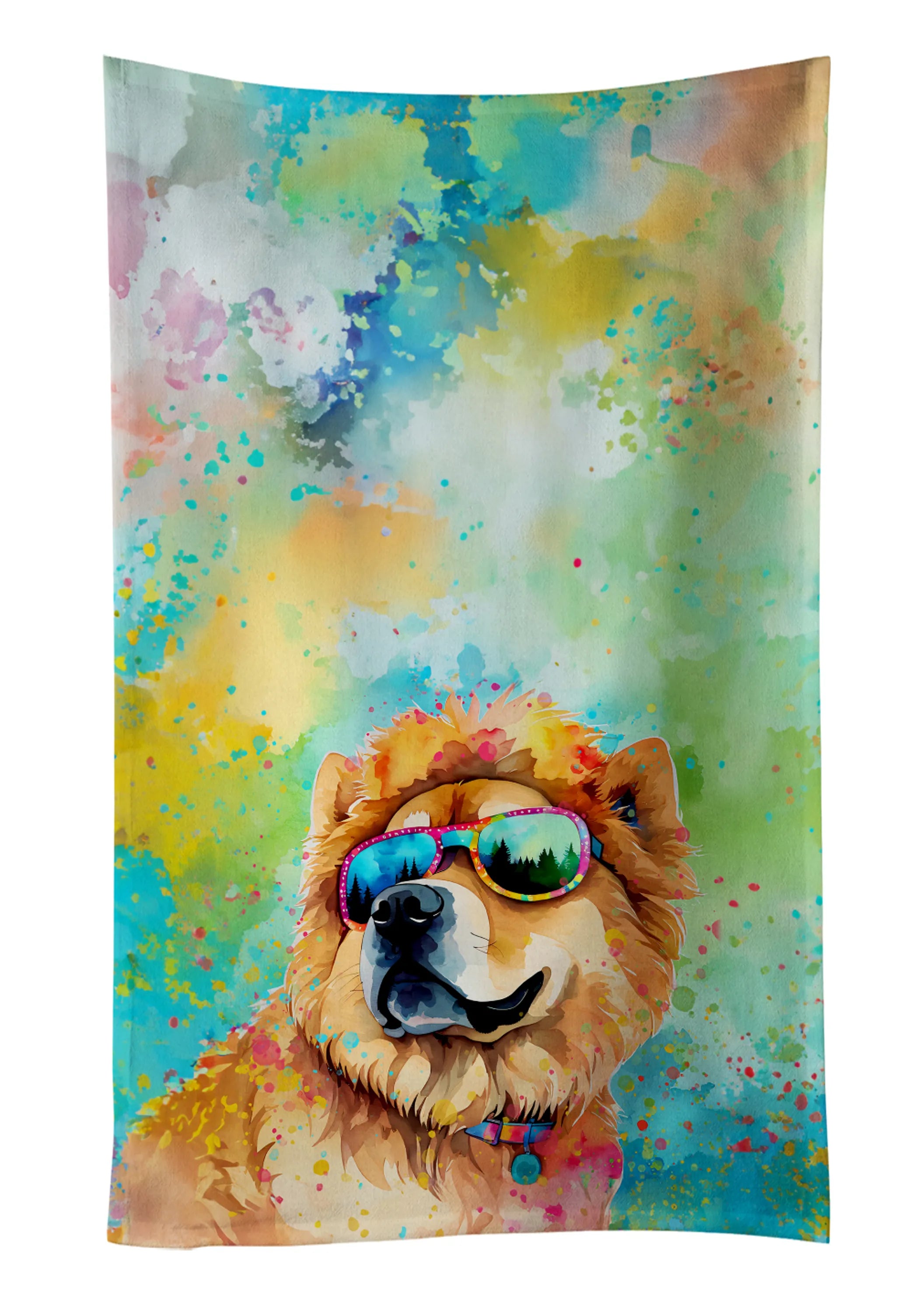 Hippie Dawg Kitchen Towel - Size: 25HX15W | Pack Of: 1 | Collection name: Hippie dawg