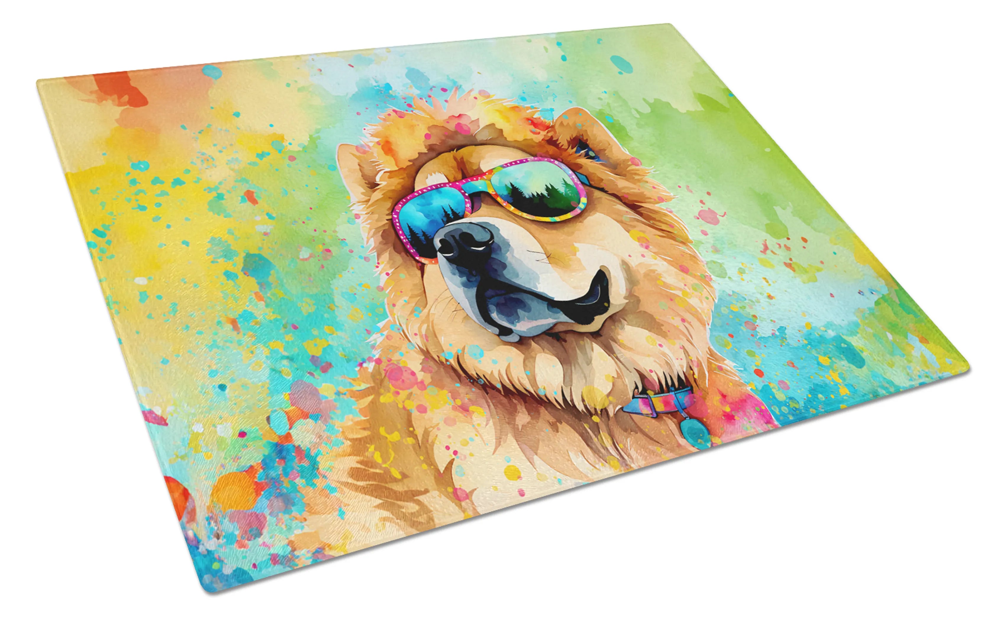 Hippie Dawg Glass Cutting Board - Size: LARGE | Pack Of: 1 | Collection name: Hippie dawg