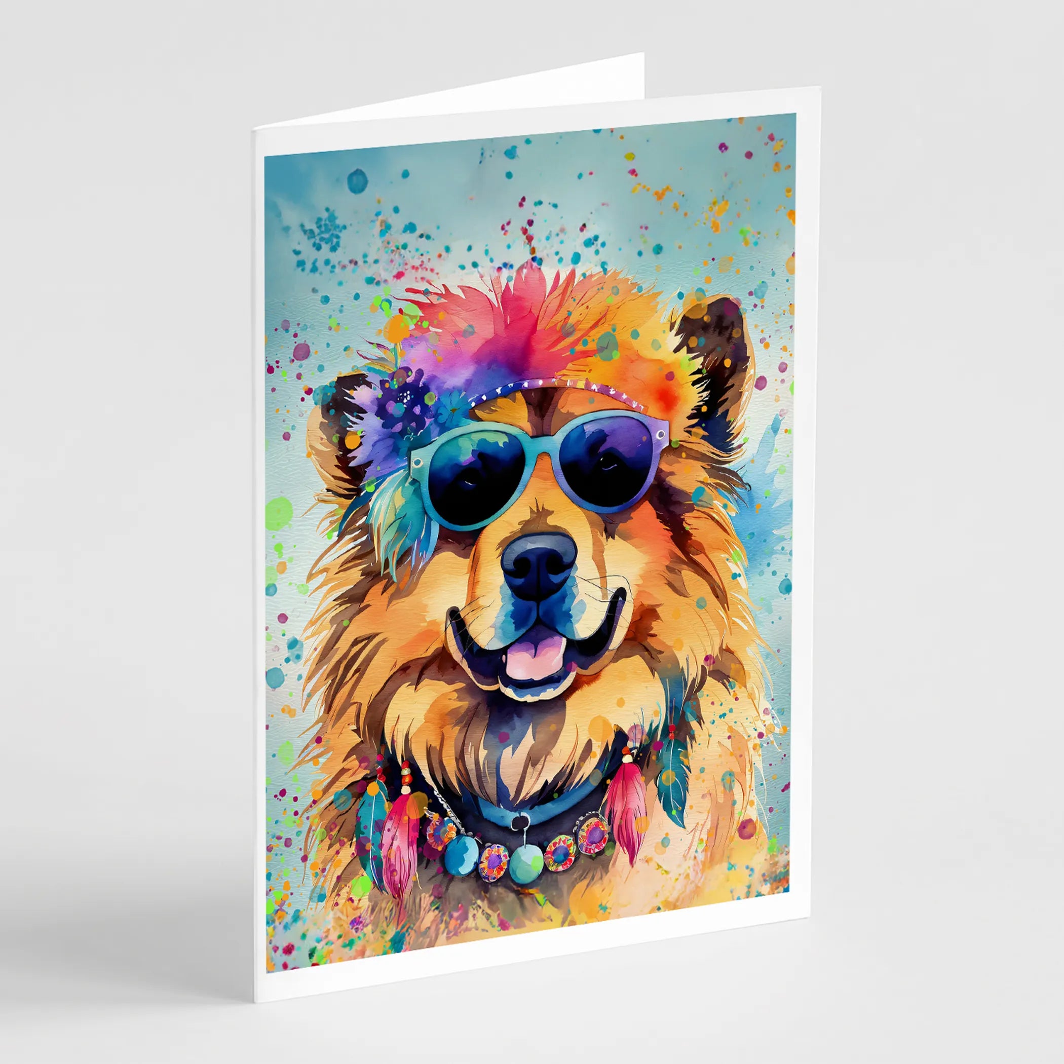 Hippie Dawg Greeting Cards  - Size: 5X7 | Pack Of: 1 | Collection name: Hippie dawg