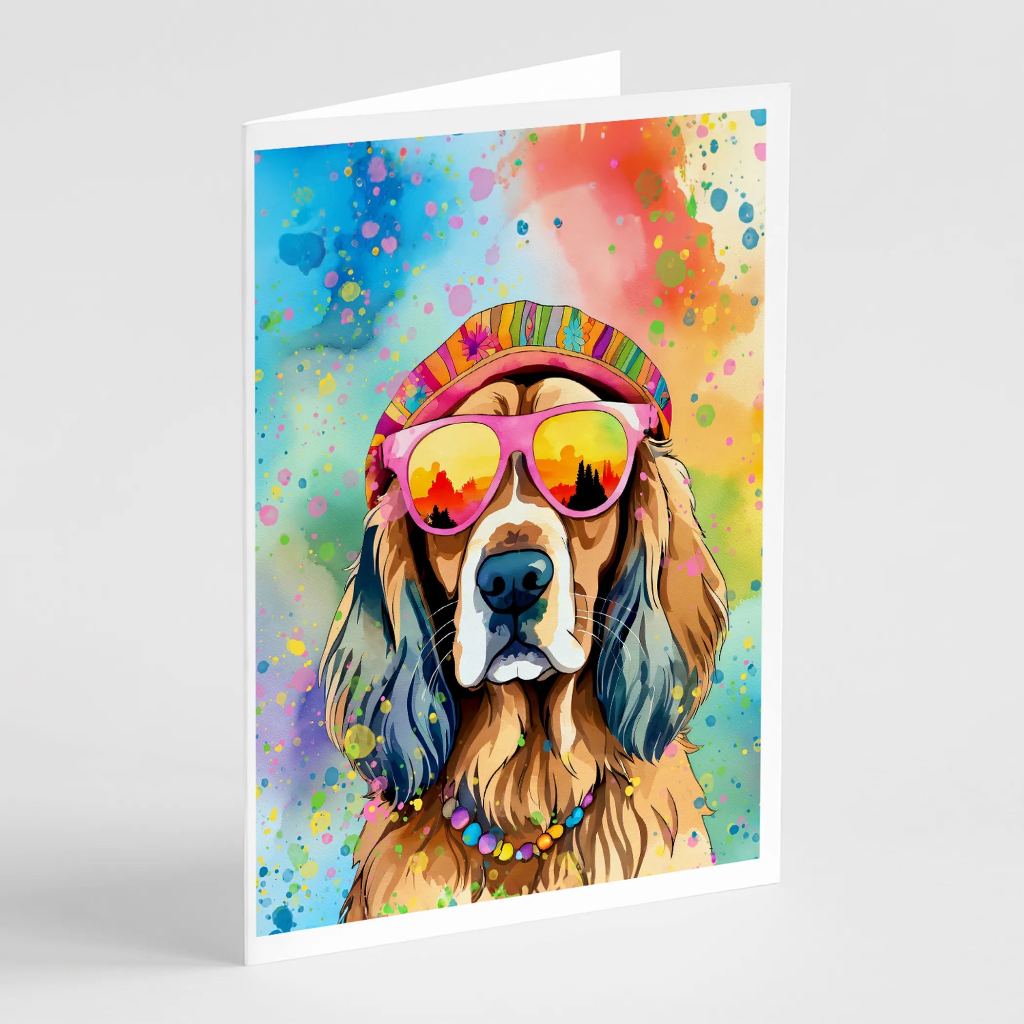 Hippie Dawg Greeting Cards  - Size: 5X7 | Pack Of: 1 | Collection name: Hippie dawg