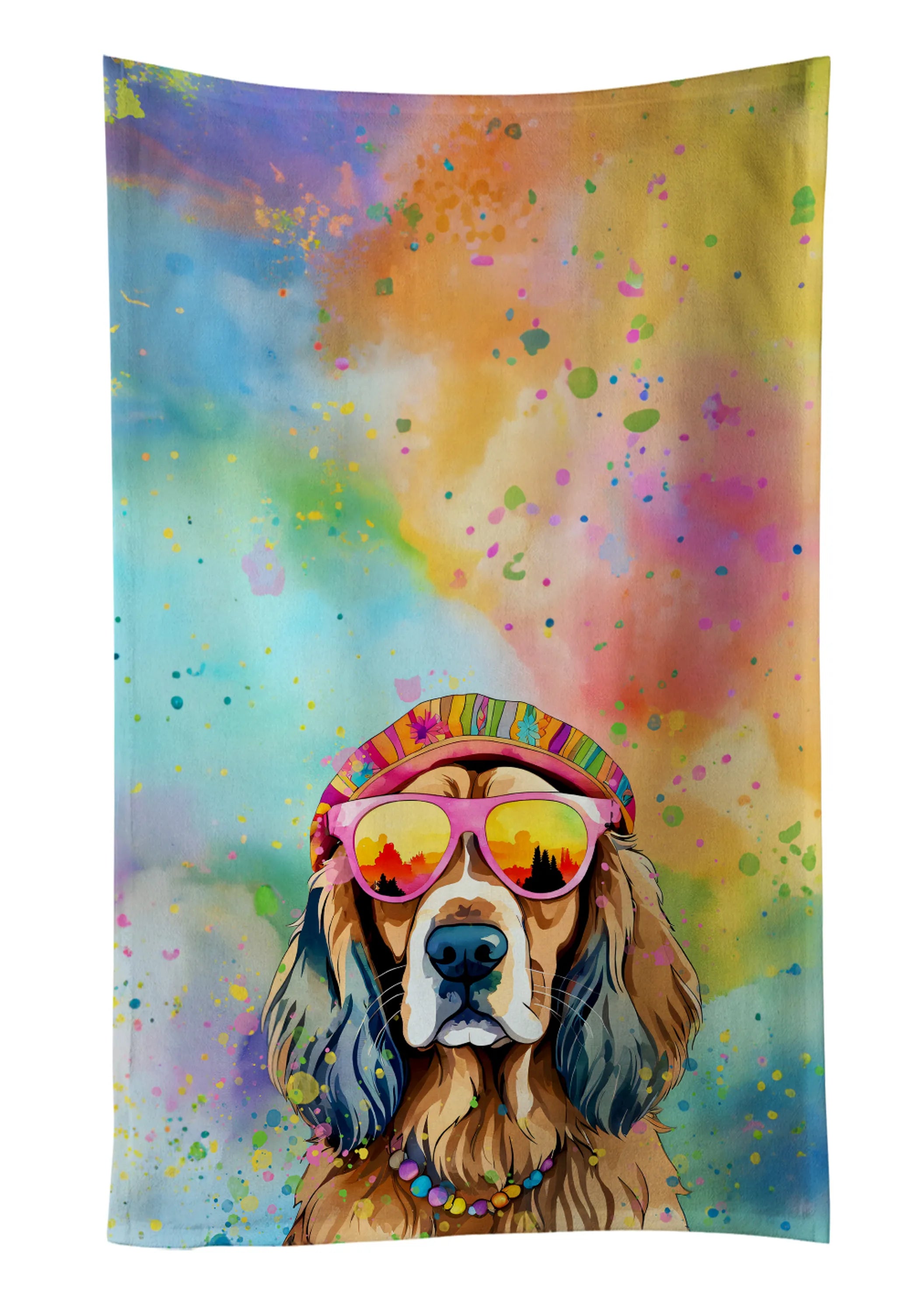 Hippie Dawg Kitchen Towel - Size: 25HX15W | Pack Of: 1 | Collection name: Hippie dawg