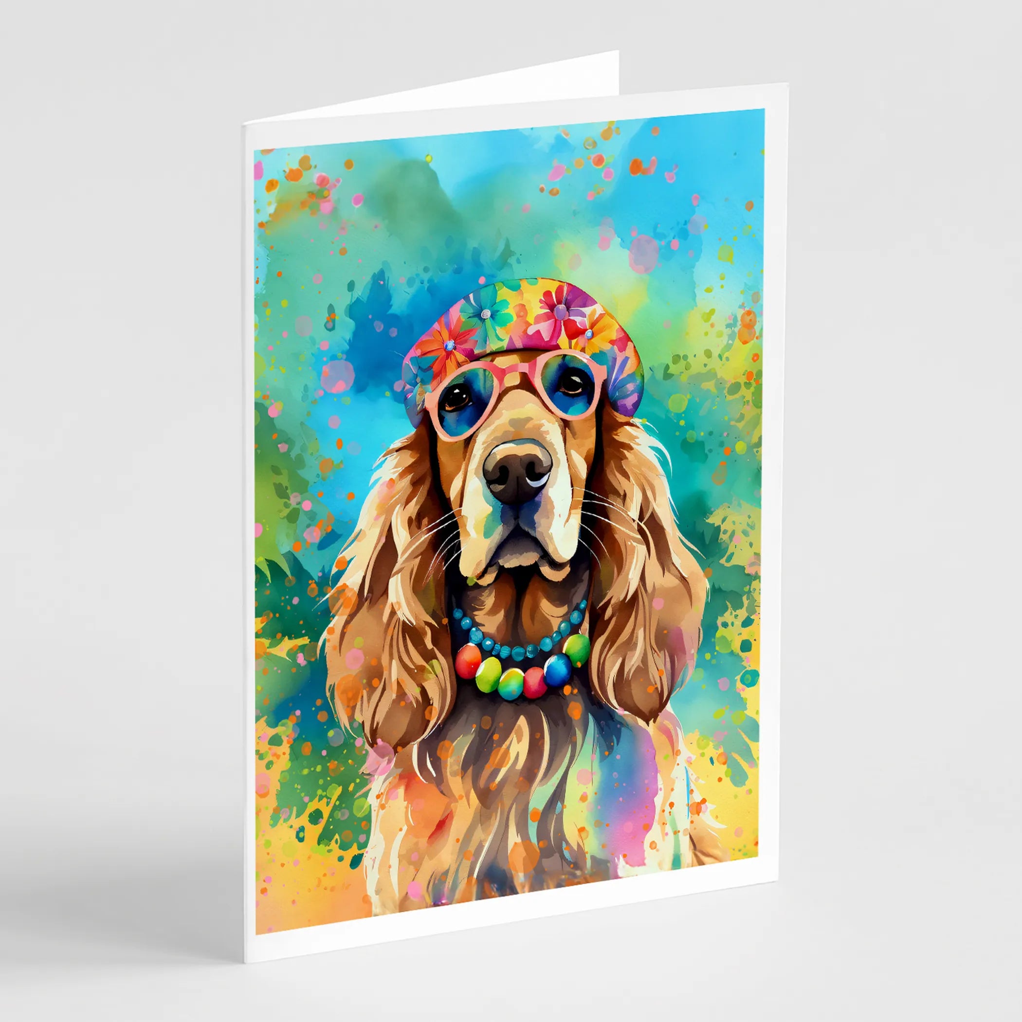 Hippie Dawg Greeting Cards  - Size: 5X7 | Pack Of: 1 | Collection name: Hippie dawg