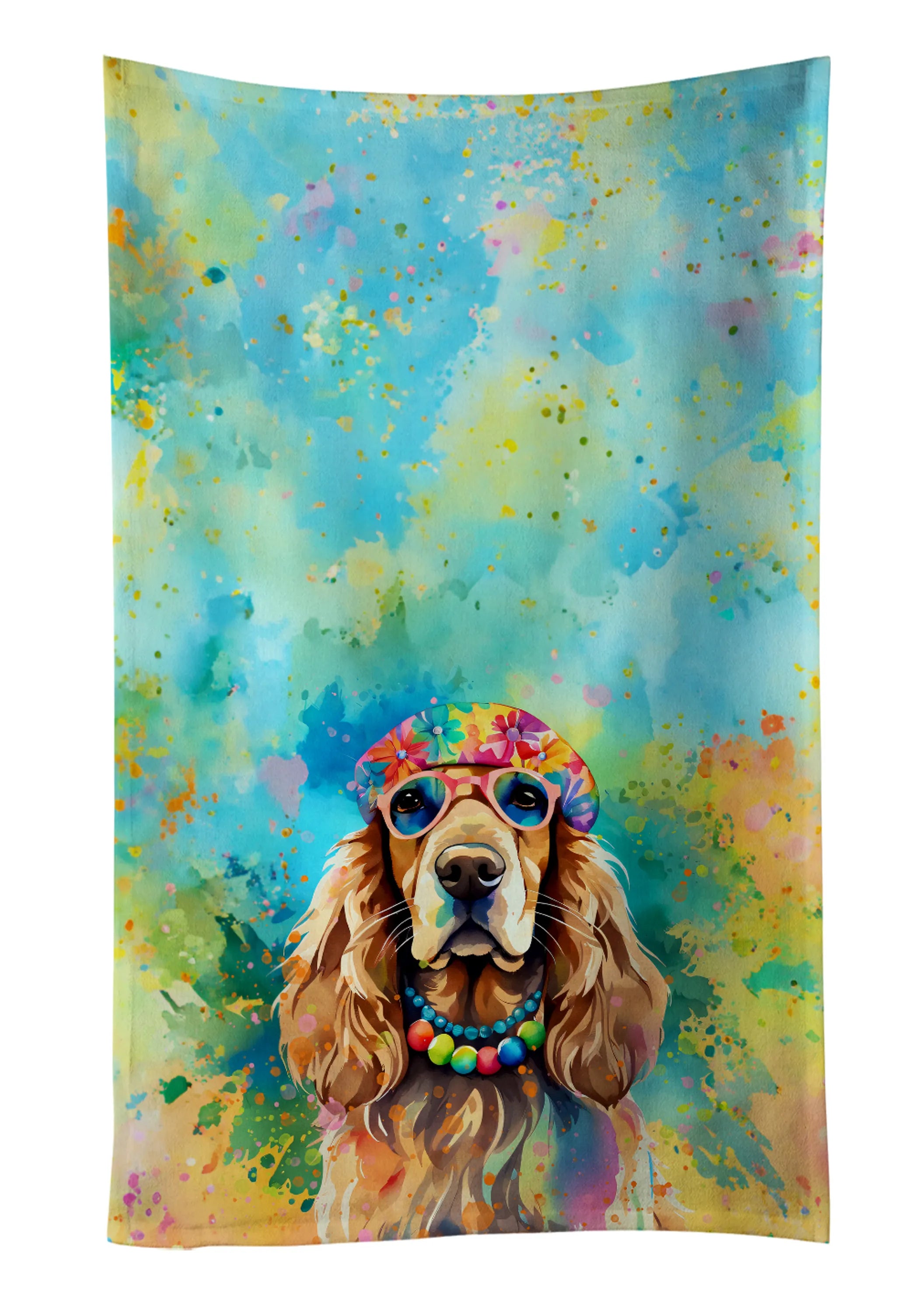 Hippie Dawg Kitchen Towel - Size: 25HX15W | Pack Of: 1 | Collection name: Hippie dawg