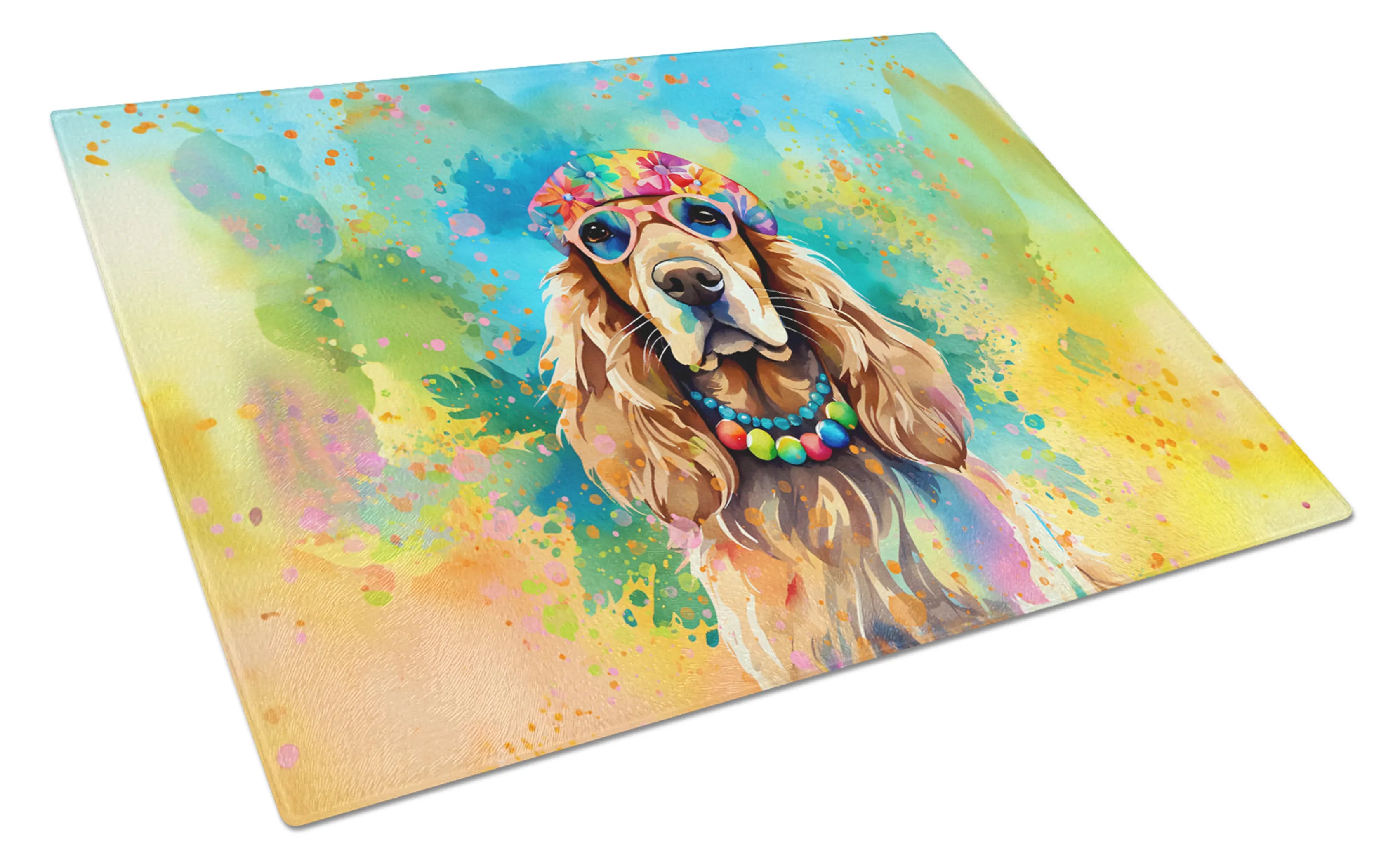 Hippie Dawg Glass Cutting Board - Size: LARGE | Pack Of: 1 | Collection name: Hippie dawg