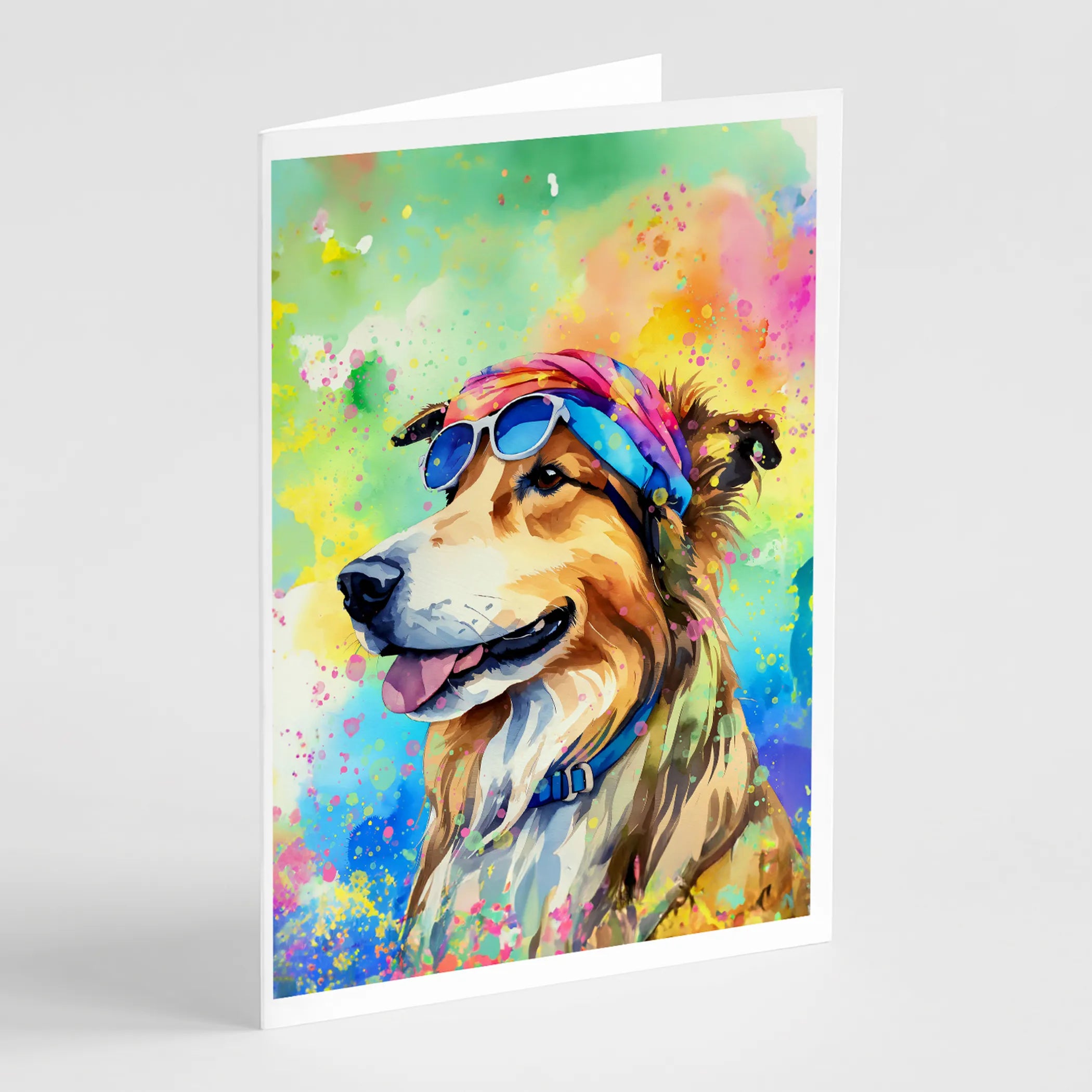 Hippie Dawg Greeting Cards  - Size: 5X7 | Pack Of: 1 | Collection name: Hippie dawg
