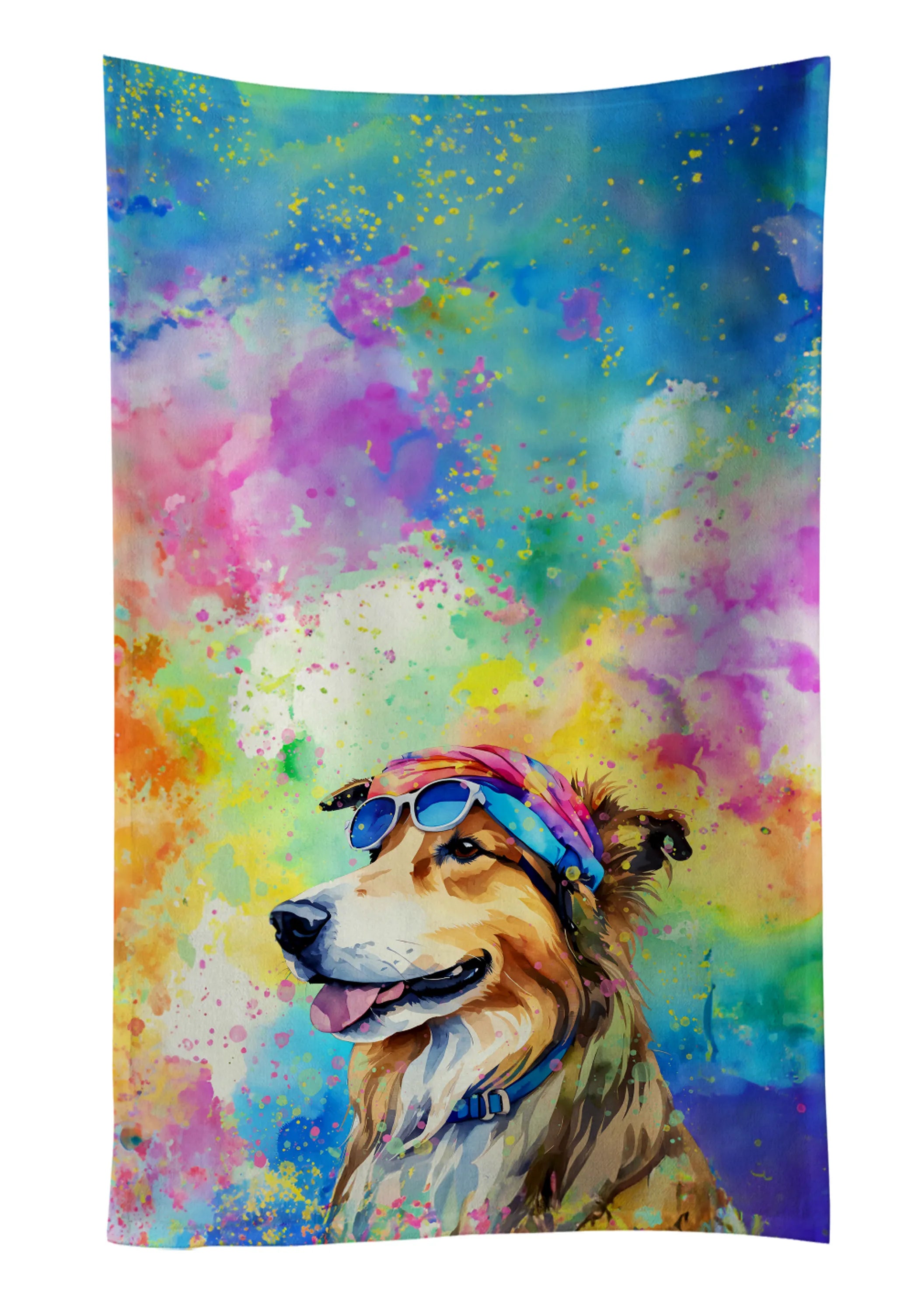 Hippie Dawg Kitchen Towel - Size: 25HX15W | Pack Of: 1 | Collection name: Hippie dawg