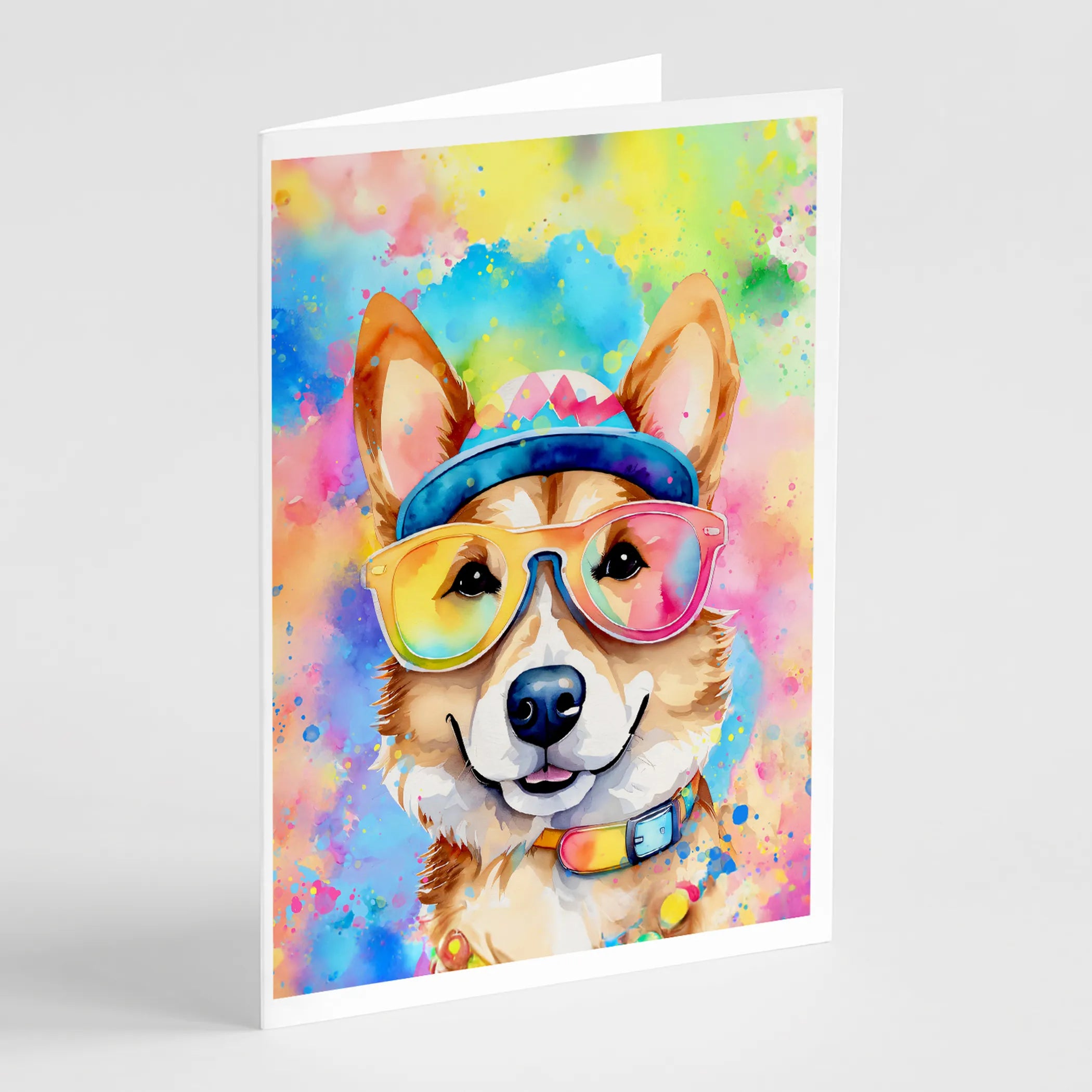 Hippie Dawg Greeting Cards  - Size: 5X7 | Pack Of: 1 | Collection name: Hippie dawg