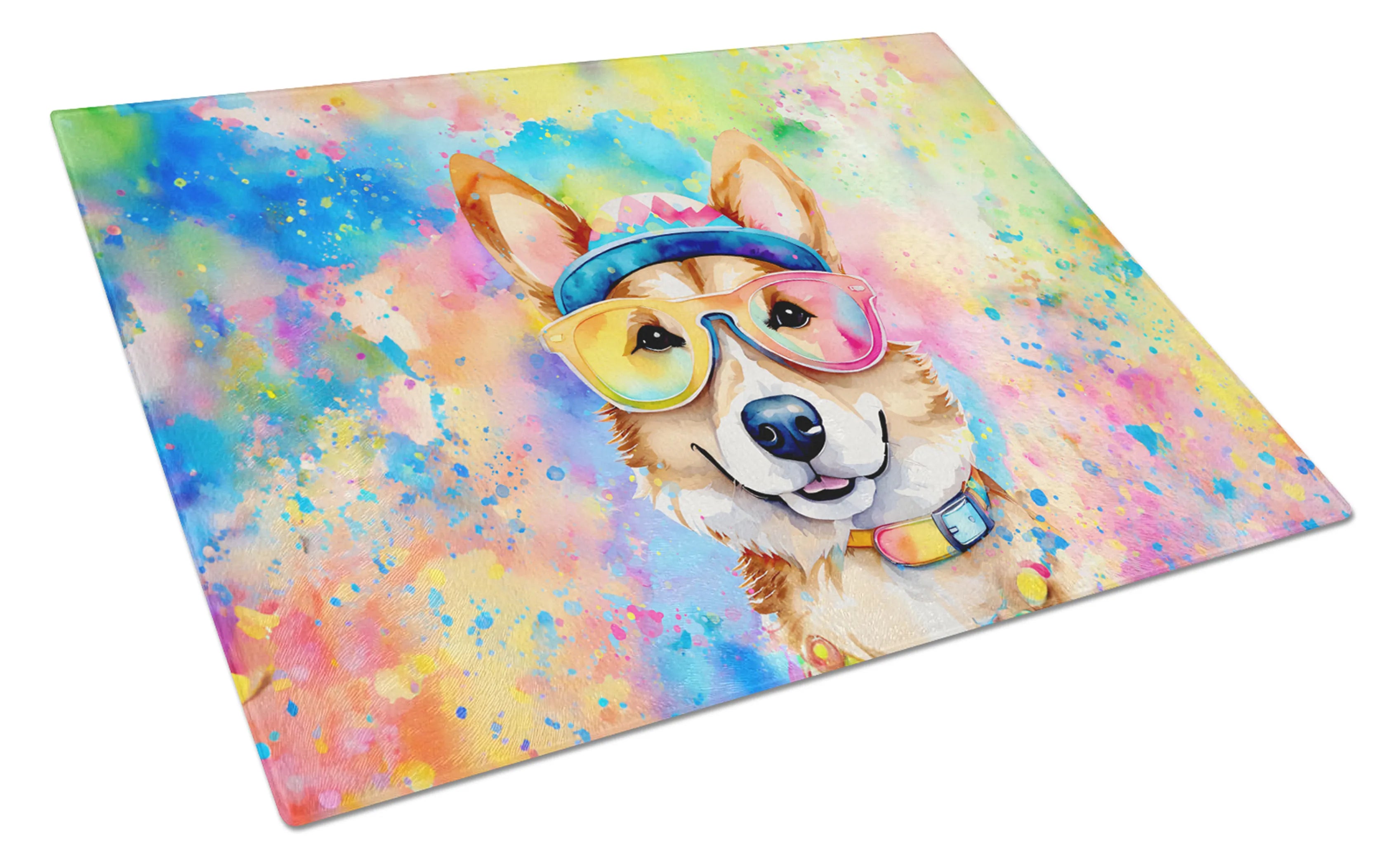 Hippie Dawg Glass Cutting Board - Size: LARGE | Pack Of: 1 | Collection name: Hippie dawg