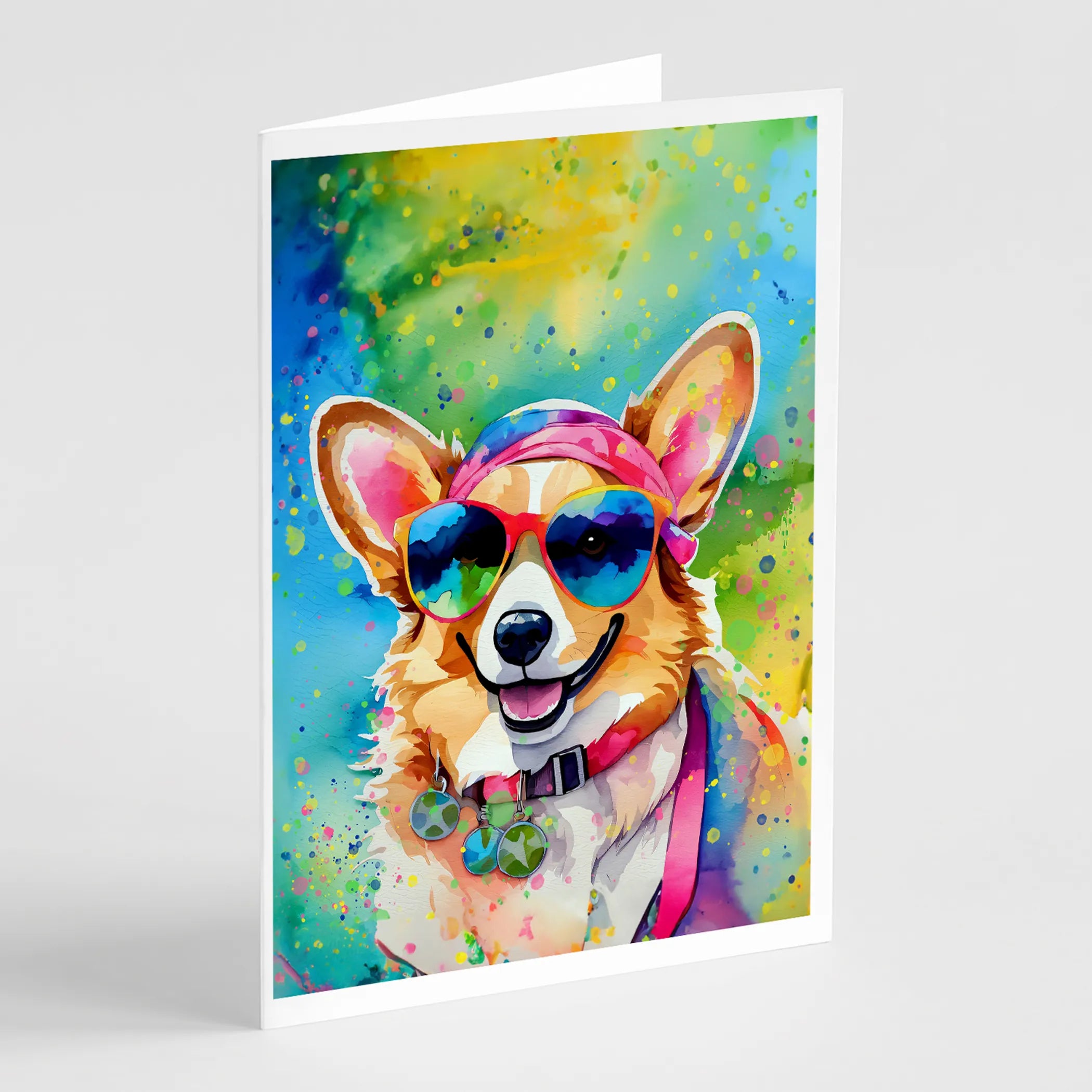 Hippie Dawg Greeting Cards  - Size: 5X7 | Pack Of: 1 | Collection name: Hippie dawg