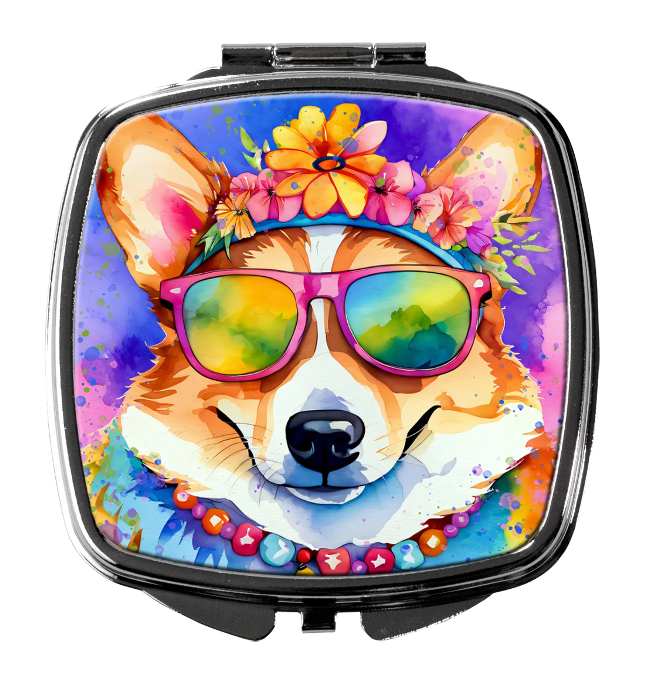 Hippie Dawg Compact Mirror - Pack Of: 1 | Collection name: Hippie dawg