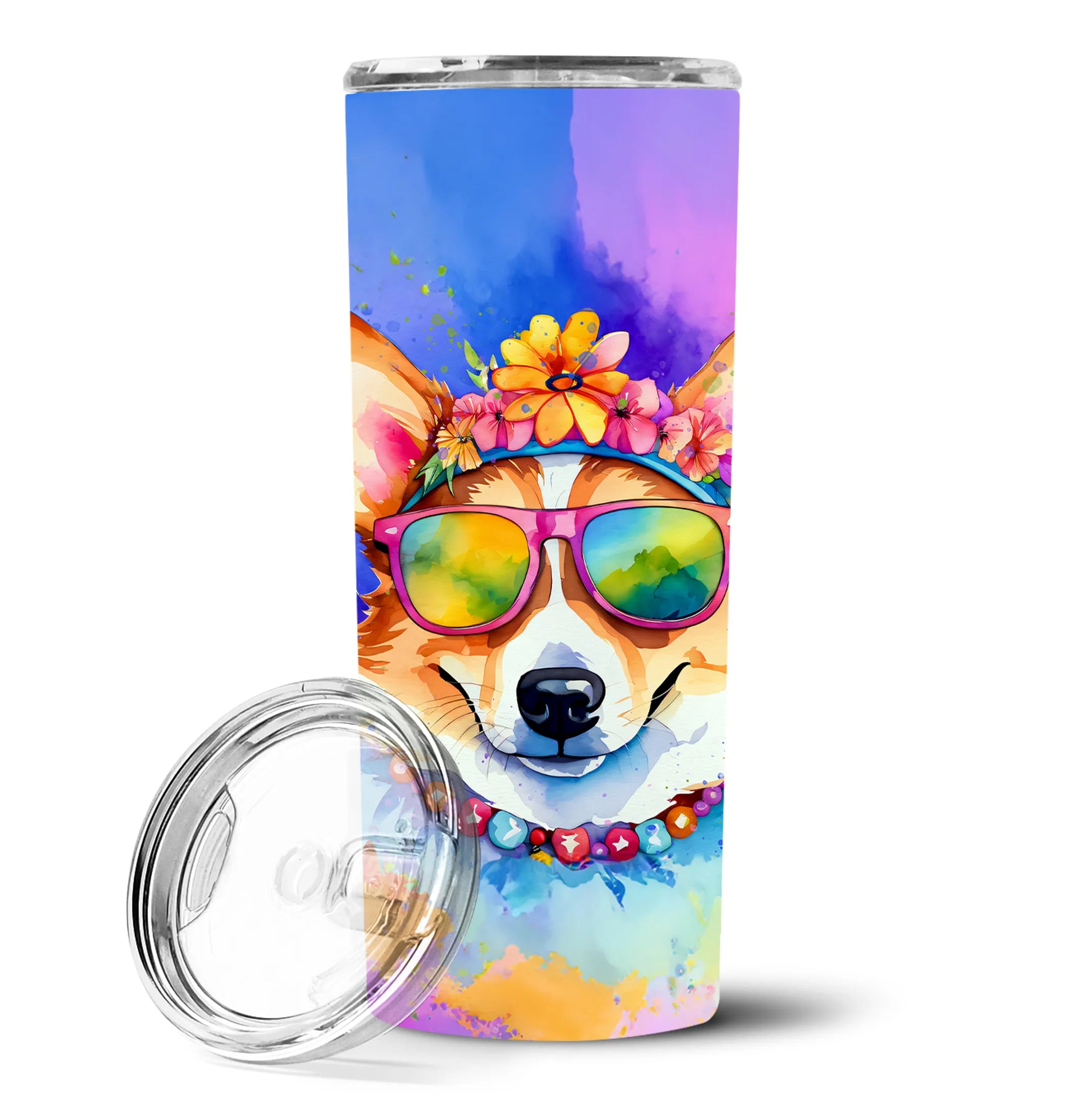 Hippie Dawg Stainless Steel Skinny Tumbler - Size: 20 OZ | Pack Of: 1 | Collection name: Hippie dawg