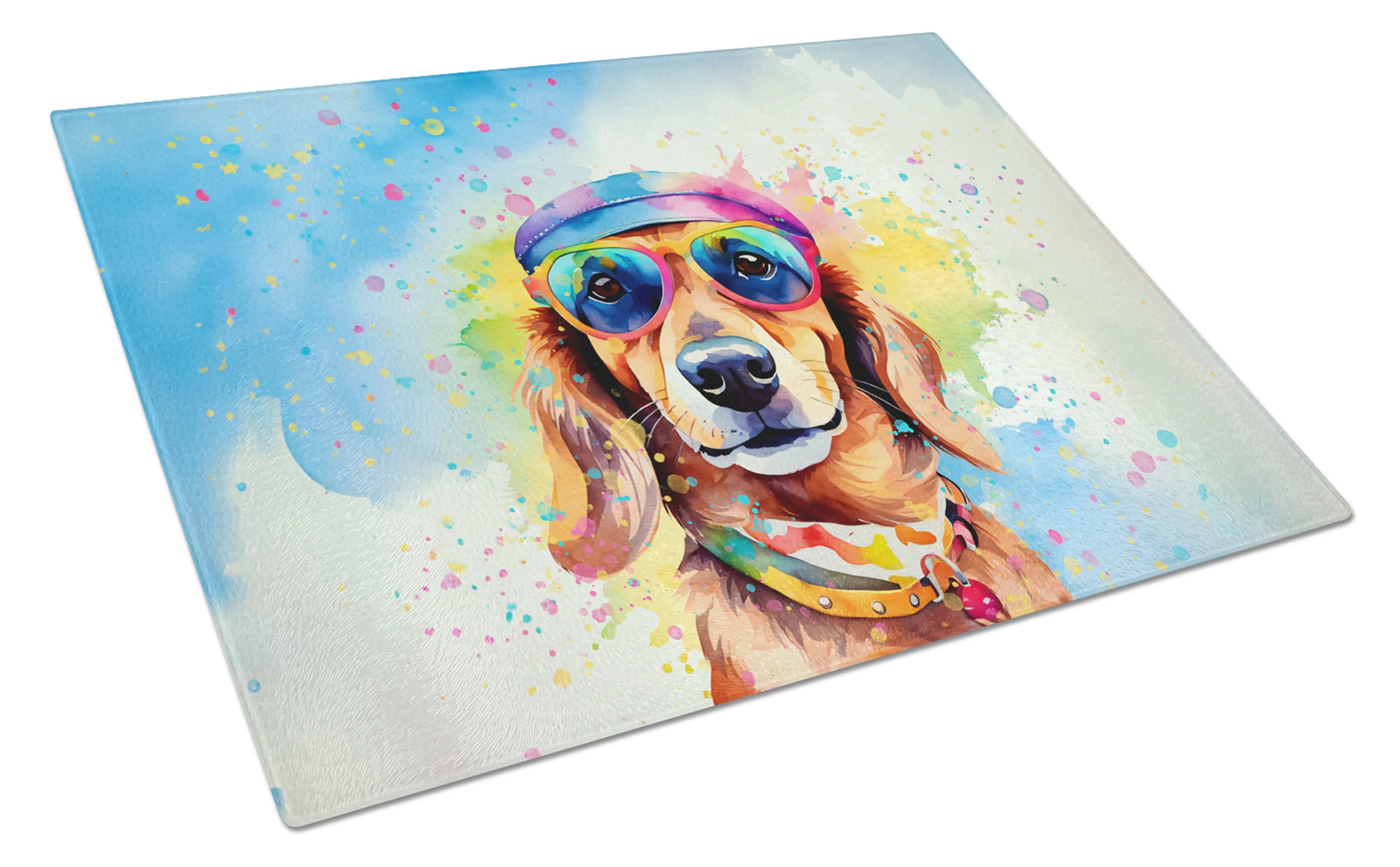 Hippie Dawg Glass Cutting Board - Size: LARGE | Pack Of: 1 | Collection name: Hippie dawg