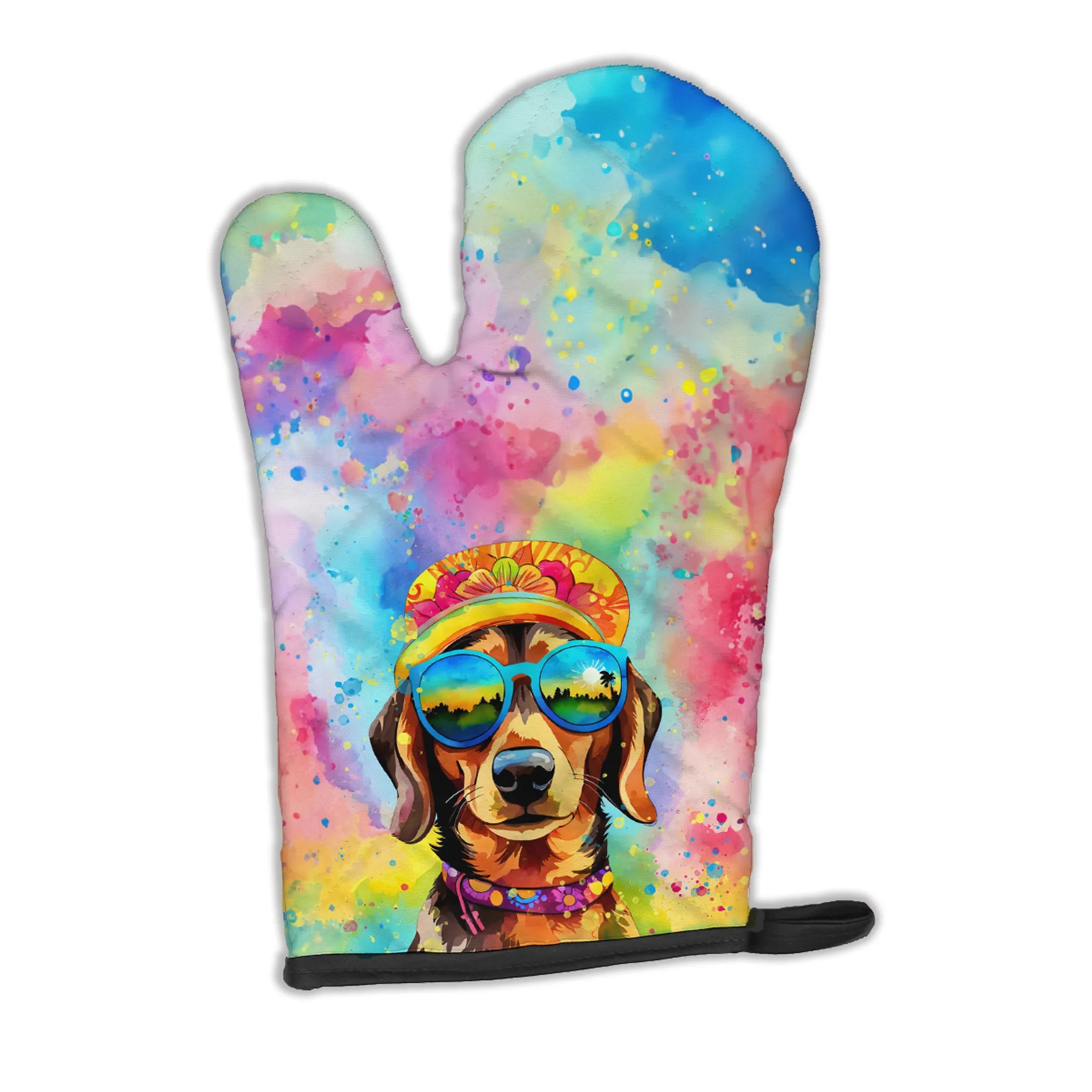 Hippie Dawg Oven Mitt - Size: 12HX8.5W | Pack Of: 1 | Collection name: Hippie dawg