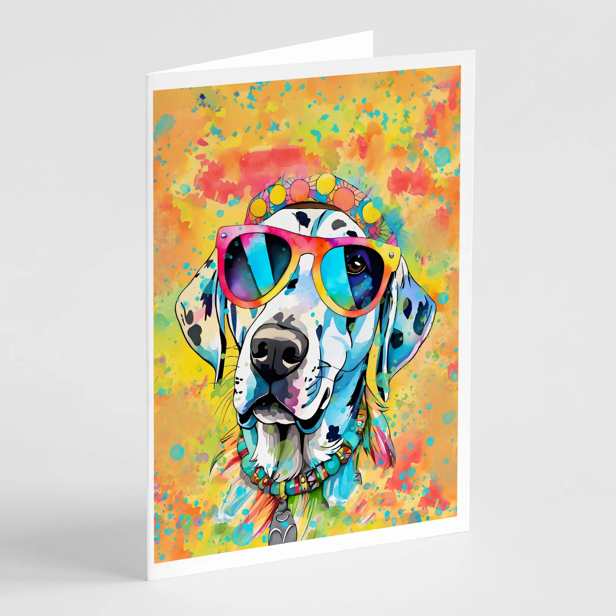 Hippie Dawg Greeting Cards  - Size: 5X7 | Pack Of: 1 | Collection name: Hippie dawg