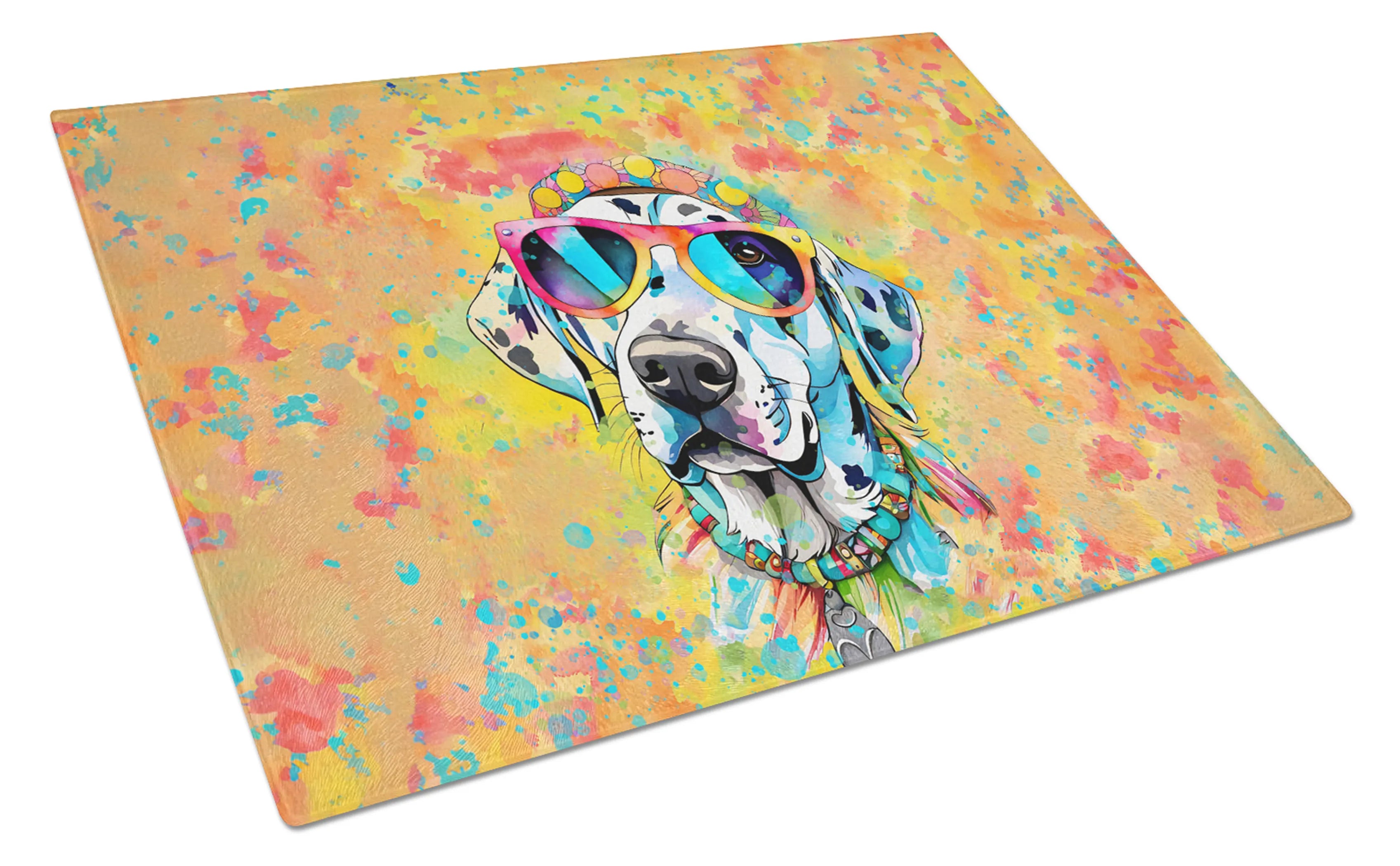 Hippie Dawg Glass Cutting Board - Size: LARGE | Pack Of: 1 | Collection name: Hippie dawg