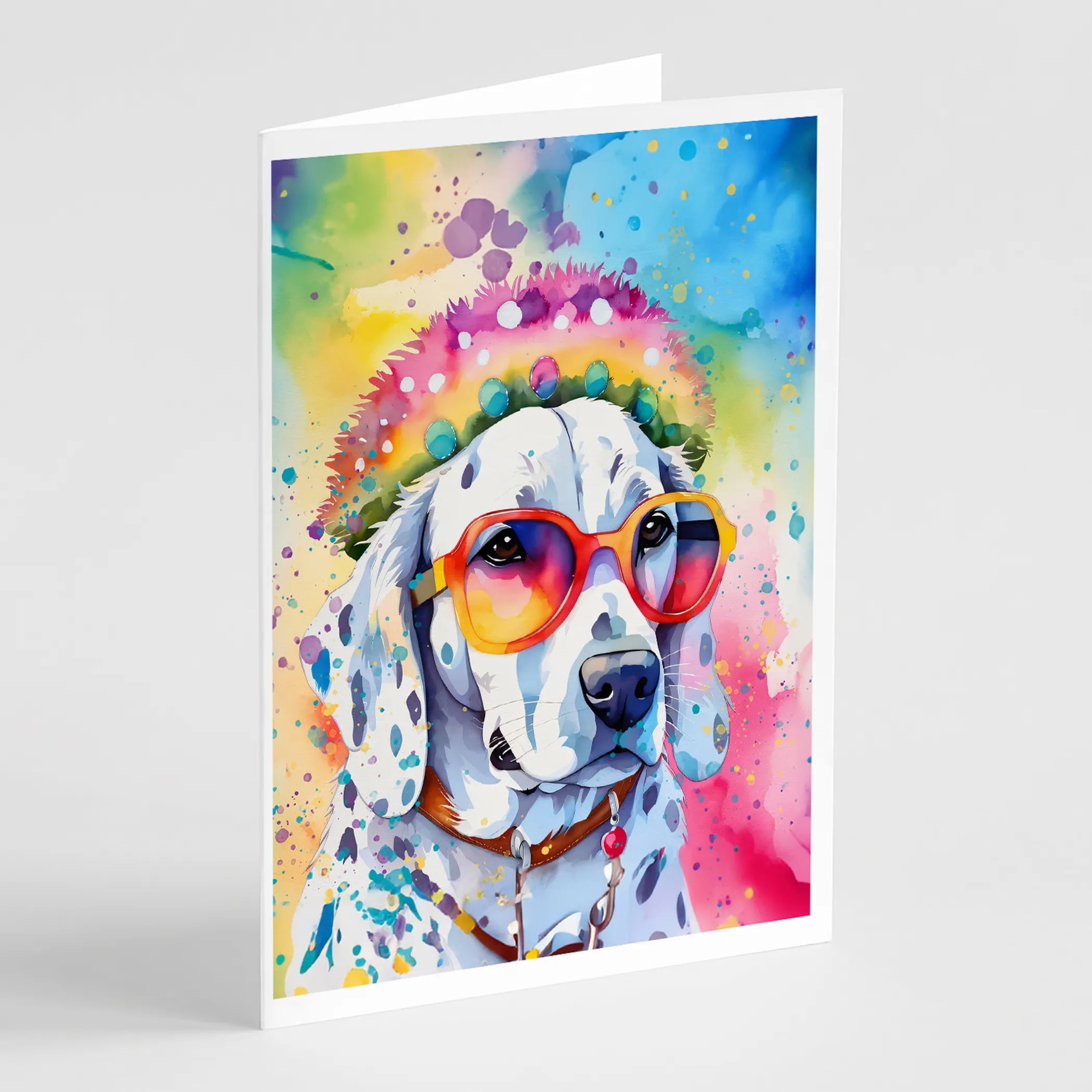 Hippie Dawg Greeting Cards  - Size: 5X7 | Pack Of: 1 | Collection name: Hippie dawg