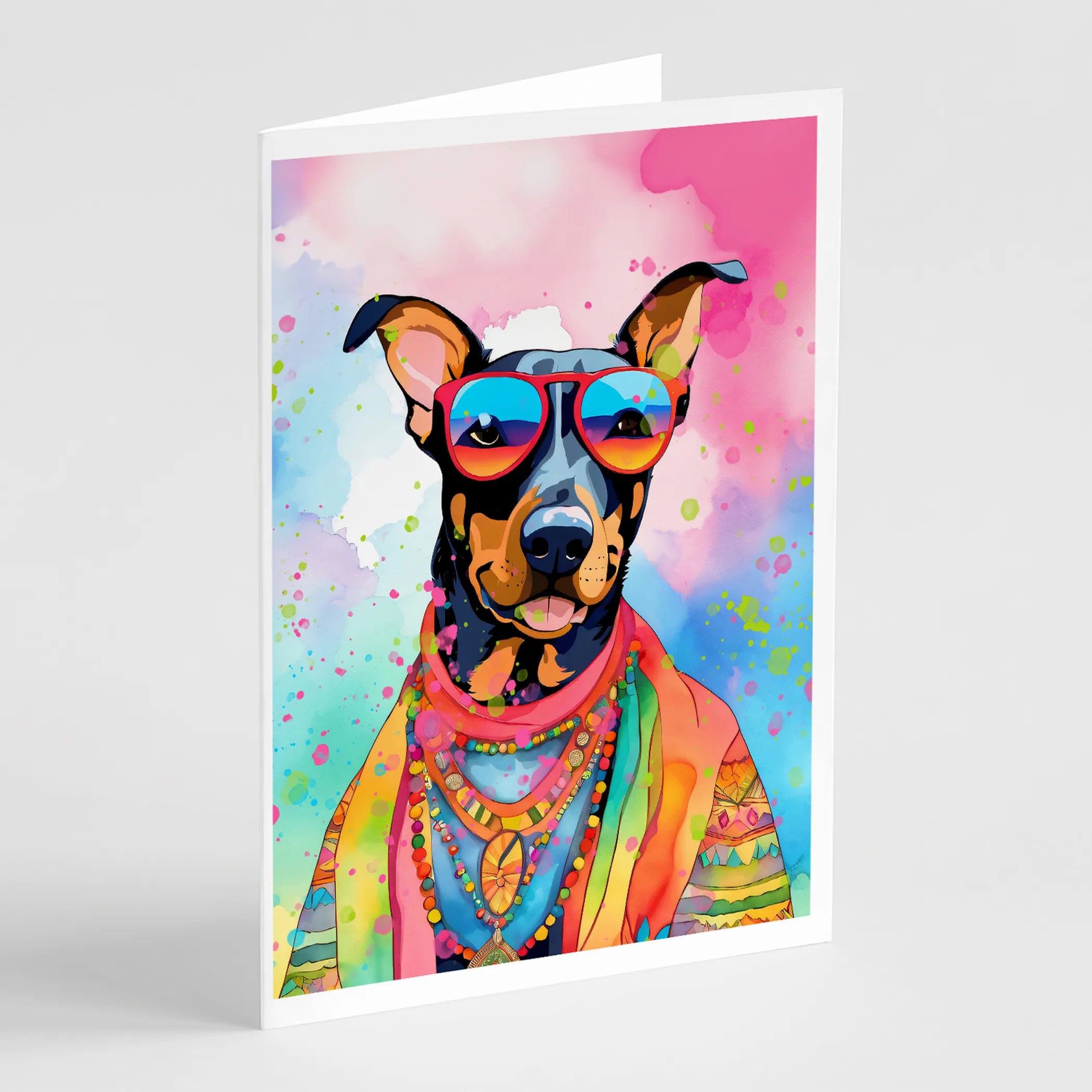 Hippie Dawg Greeting Cards  - Size: 5X7 | Pack Of: 1 | Collection name: Hippie dawg