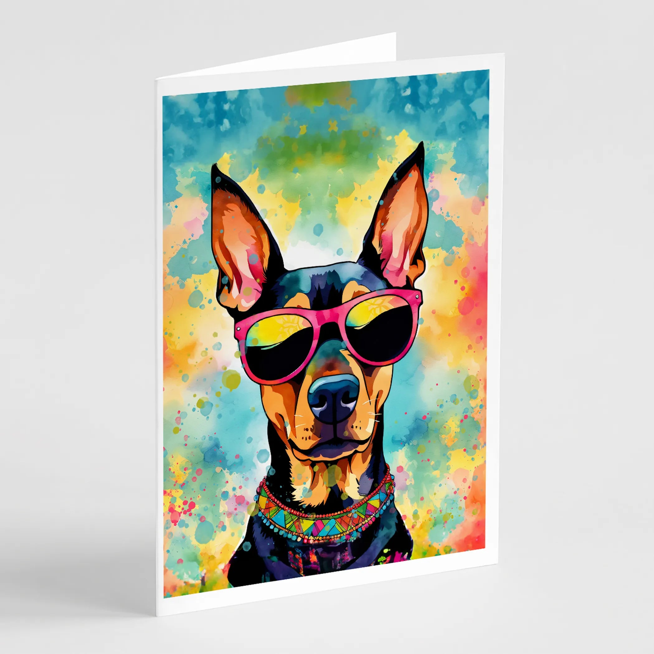 Hippie Dawg Greeting Cards  - Size: 5X7 | Pack Of: 1 | Collection name: Hippie dawg