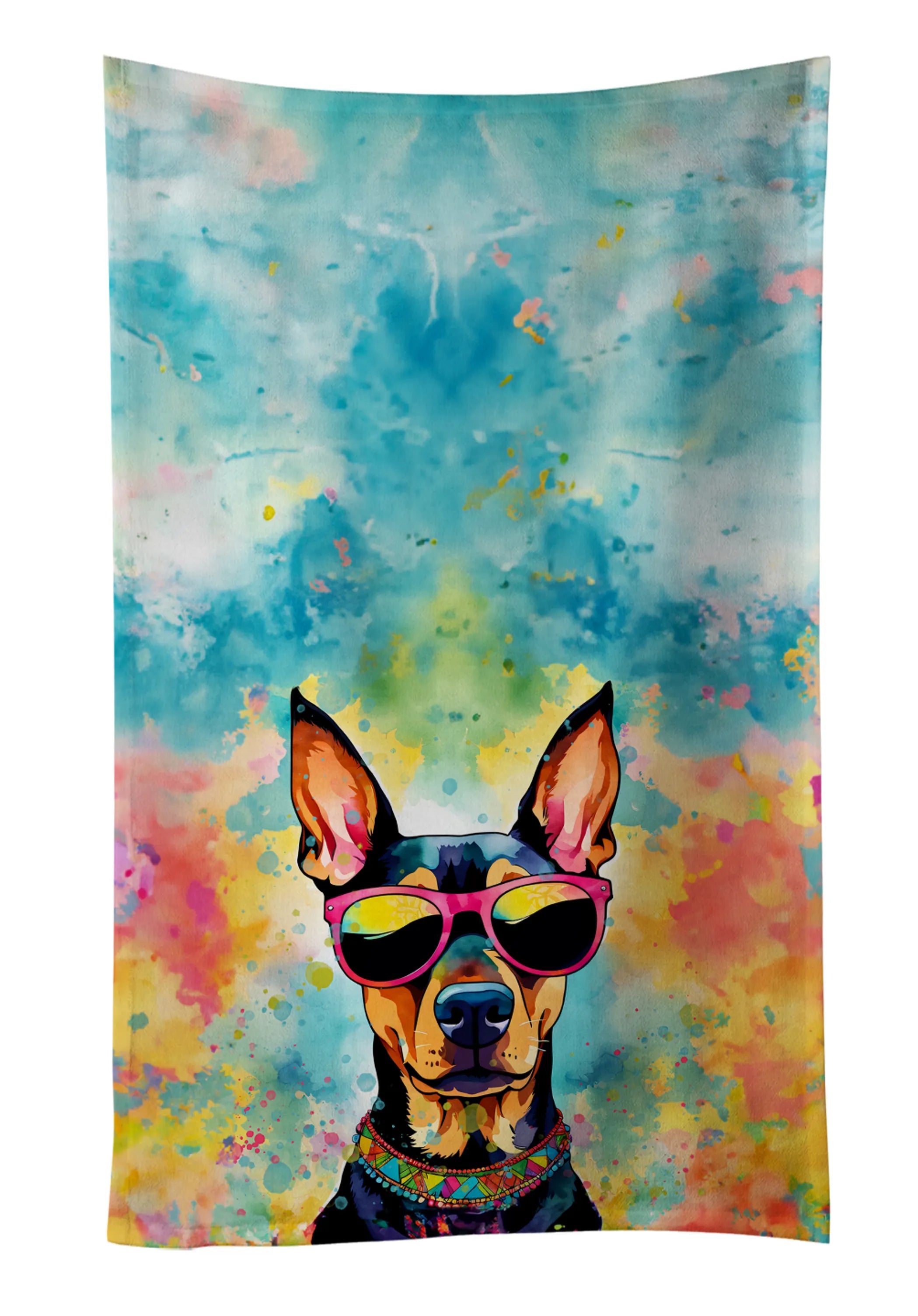 Hippie Dawg Kitchen Towel - Size: 25HX15W | Pack Of: 1 | Collection name: Hippie dawg