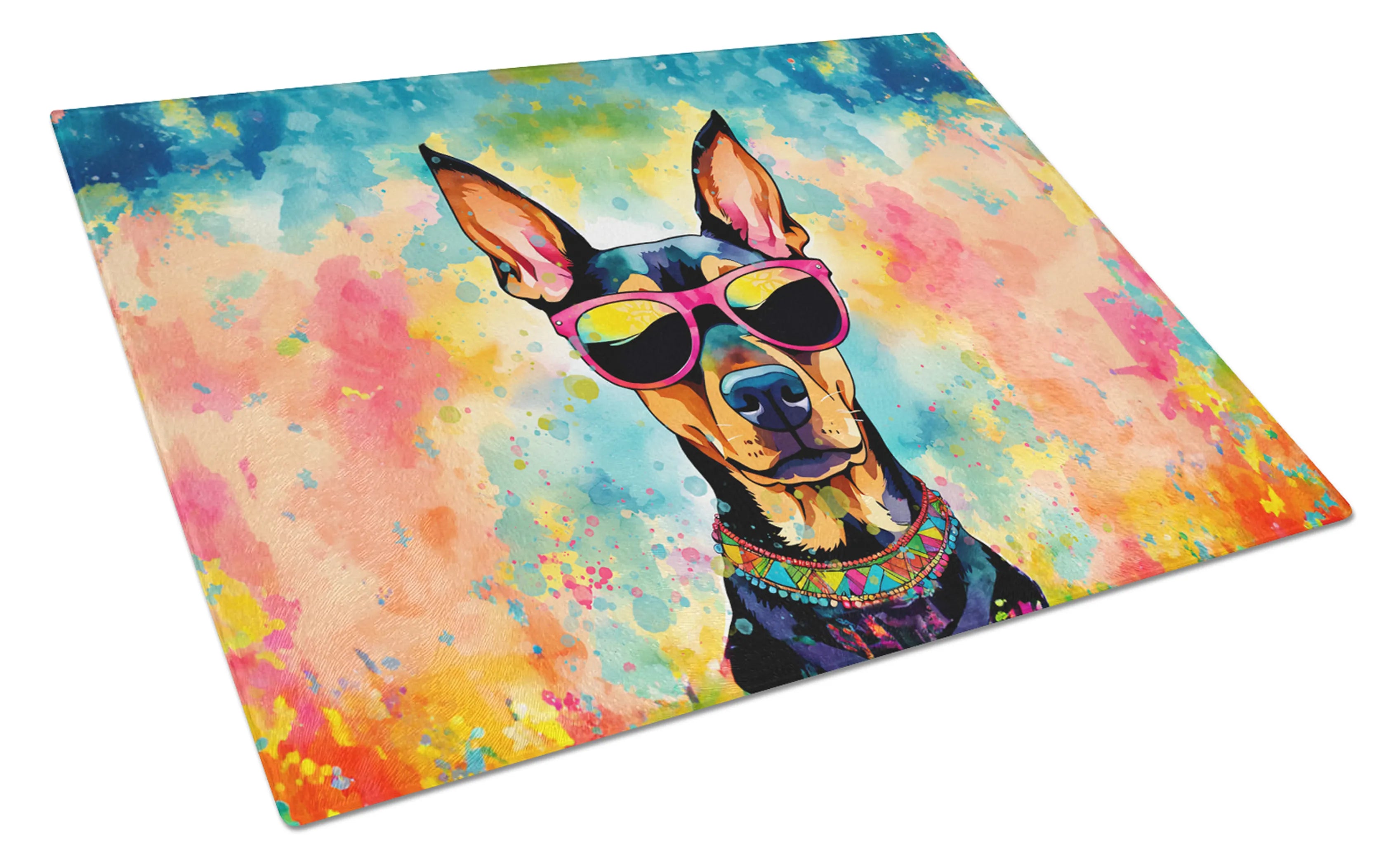 Hippie Dawg Glass Cutting Board - Size: LARGE | Pack Of: 1 | Collection name: Hippie dawg