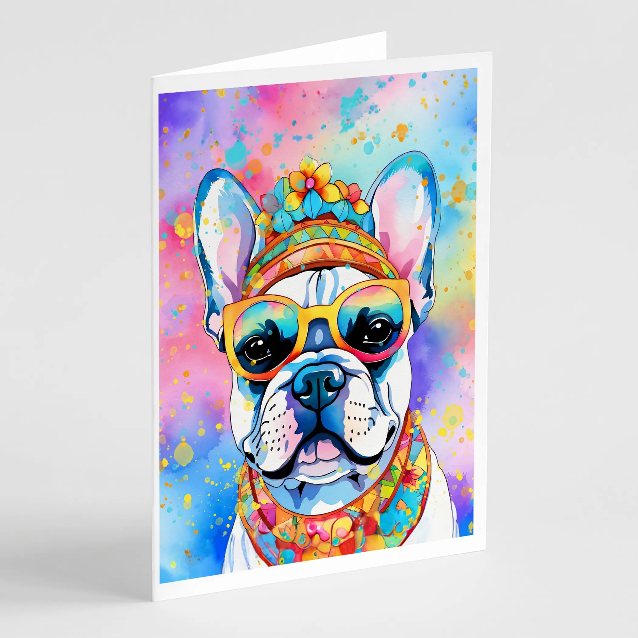 Hippie Dawg Greeting Cards  - Size: 5X7 | Pack Of: 1 | Collection name: Hippie dawg