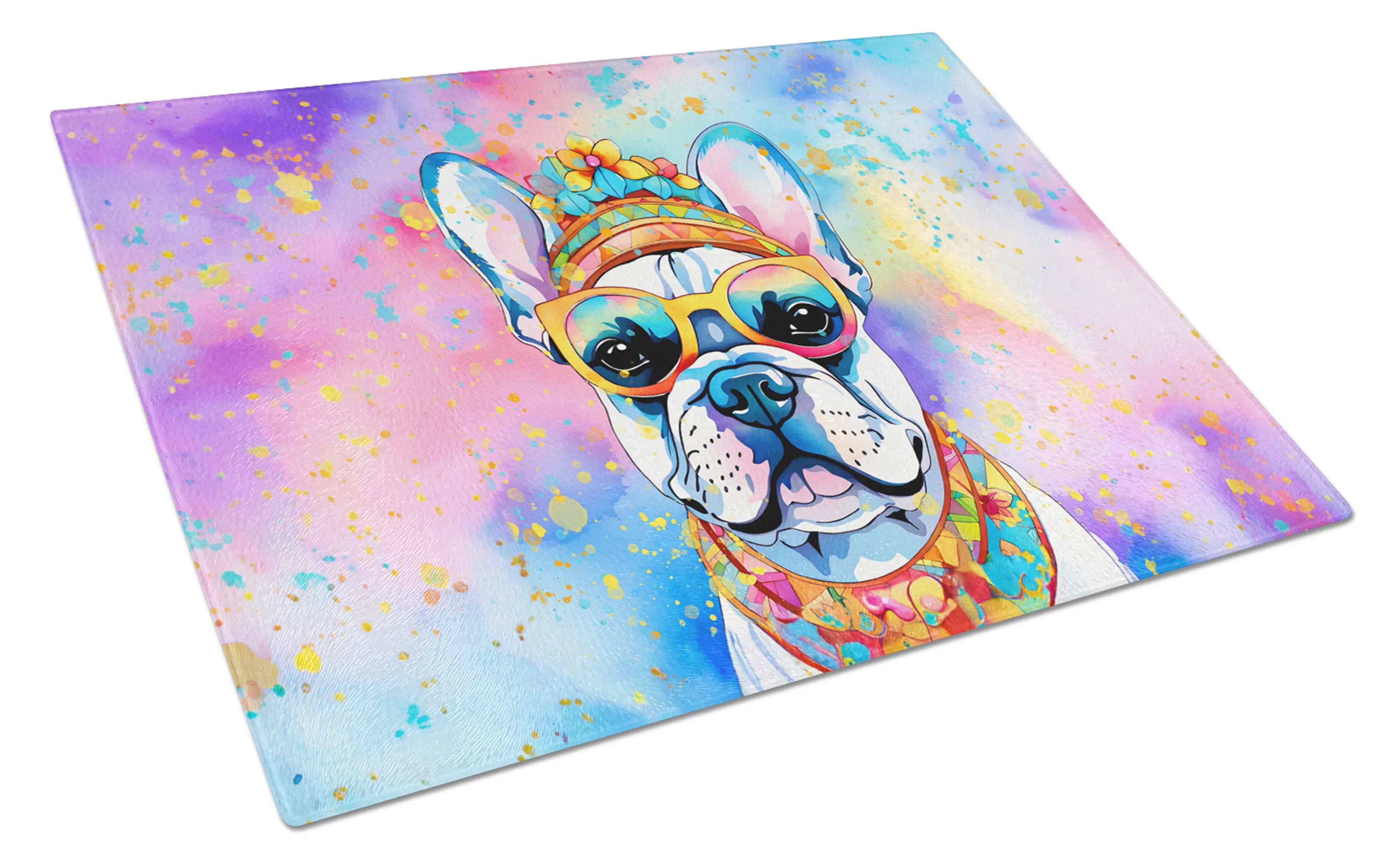 Hippie Dawg Glass Cutting Board - Size: LARGE | Pack Of: 1 | Collection name: Hippie dawg